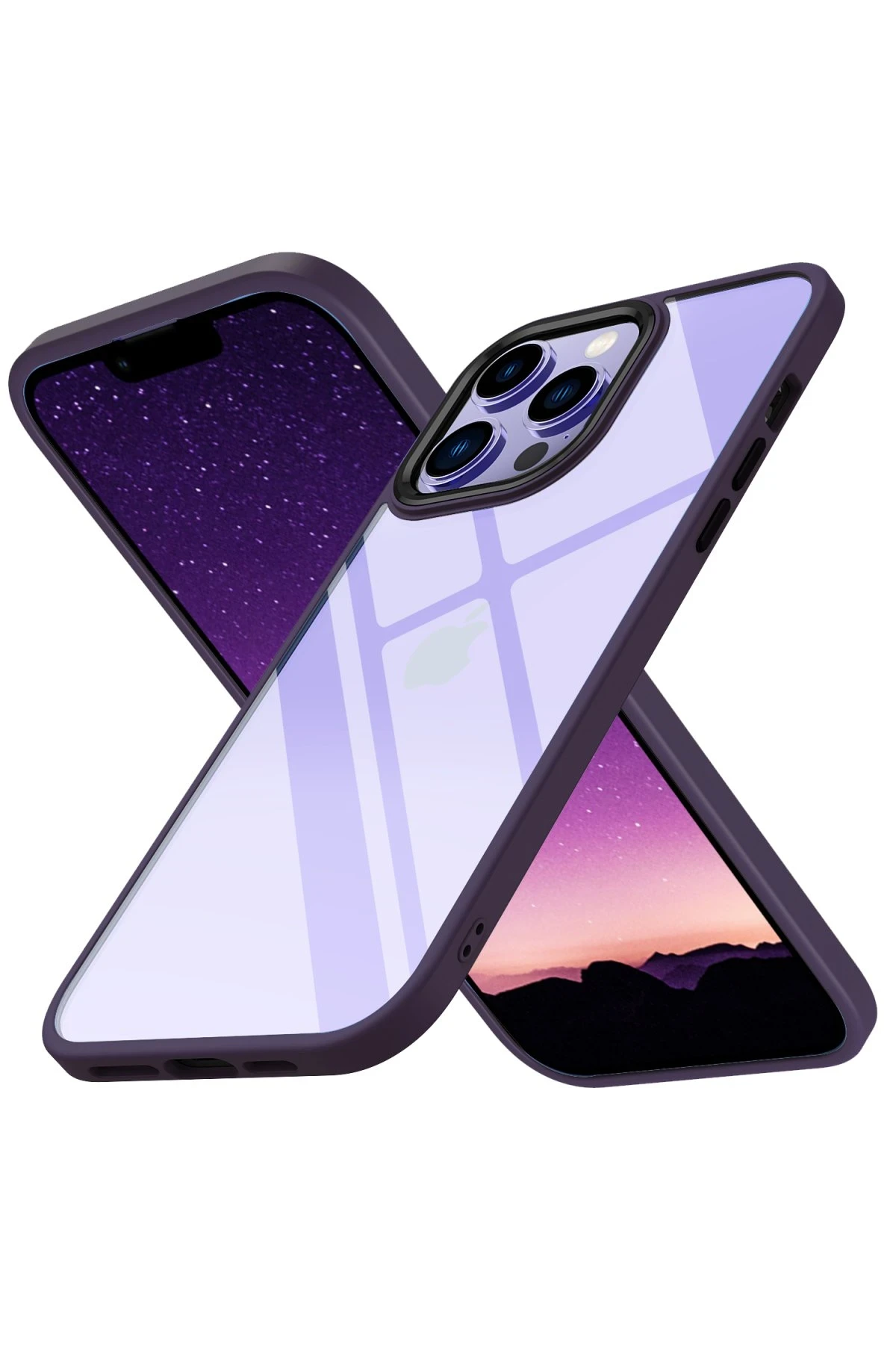 Newface iPhone 13 Pro Max Kılıf Power Silikon - Mor