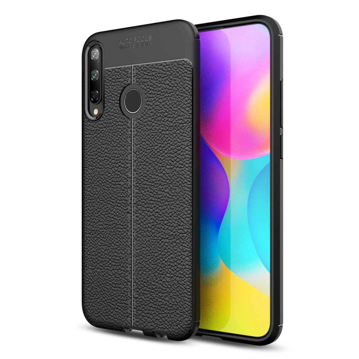 Newface Huawei P40 Lite E Kılıf Auto Focus Kapak - Siyah — görsel 5