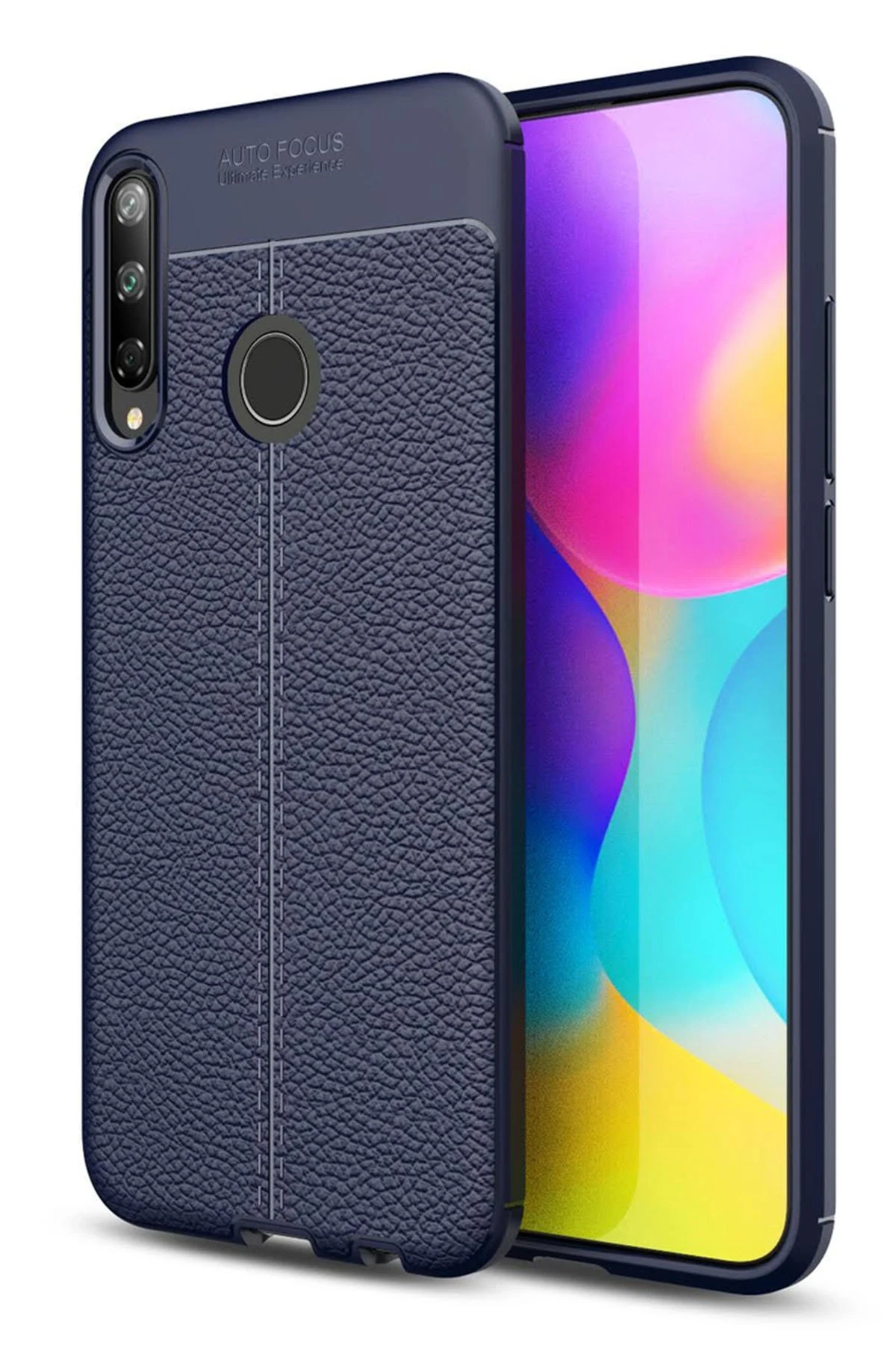 Newface Huawei P40 Lite E Kılıf Auto Focus Kapak - Lacivert