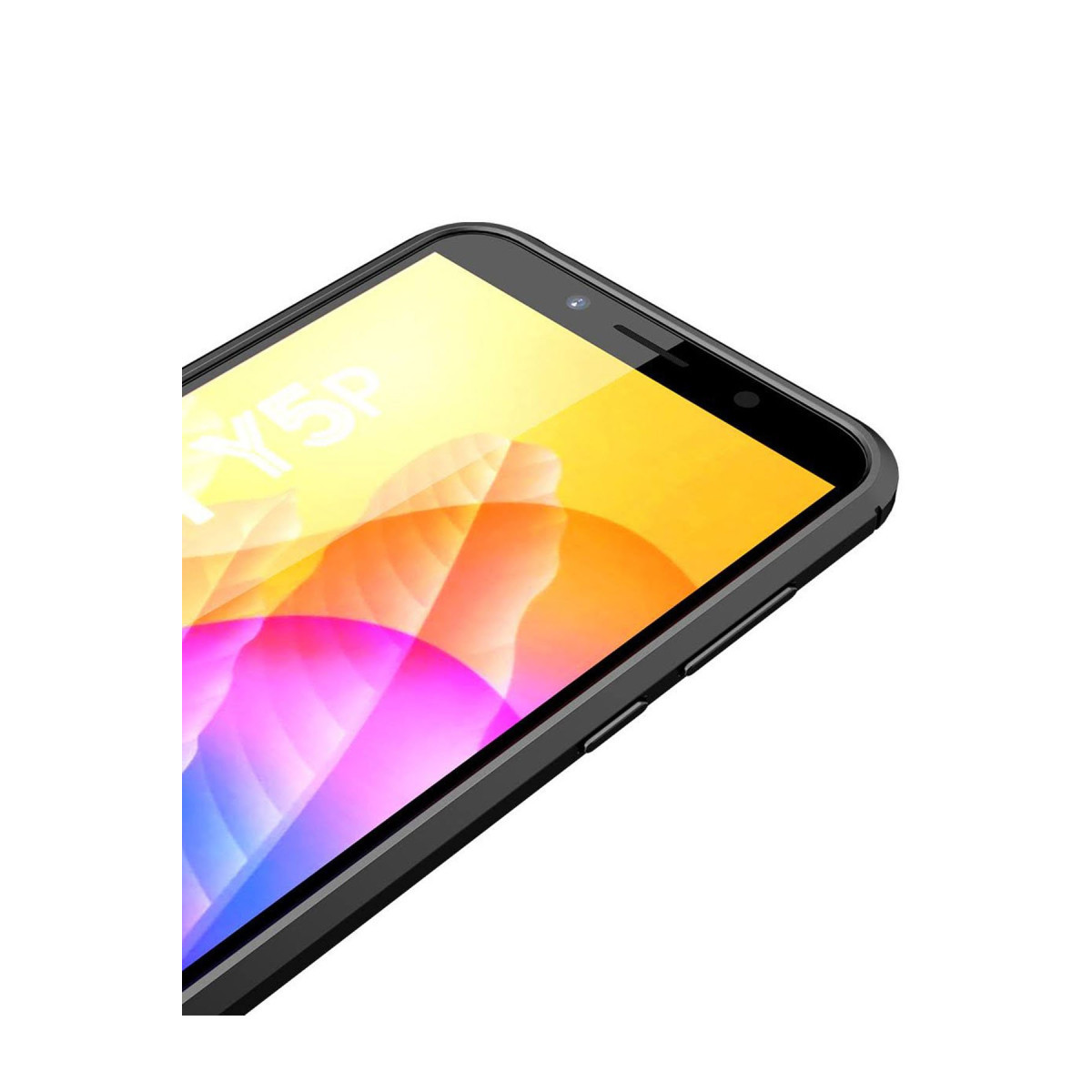 Newface Huawei Y5P Kılıf Auto Focus Kapak - Siyah — görsel 11