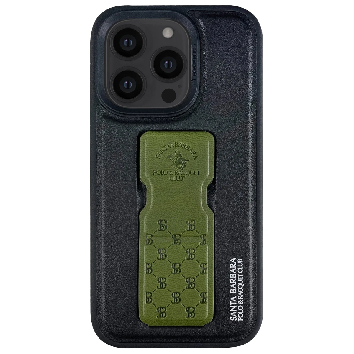 Santa Barbara Polo Racquet Club Apple iPhone 14 Pro Max Parker Stand Kapak - Yeşil