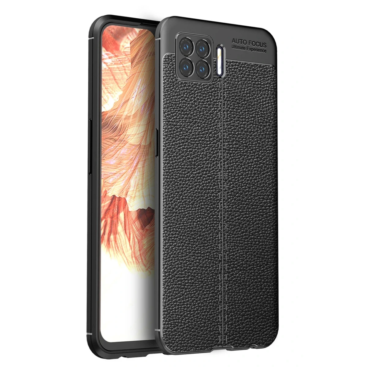 Newface Oppo A73 Kılıf Auto Focus Kapak - Siyah — görsel 6