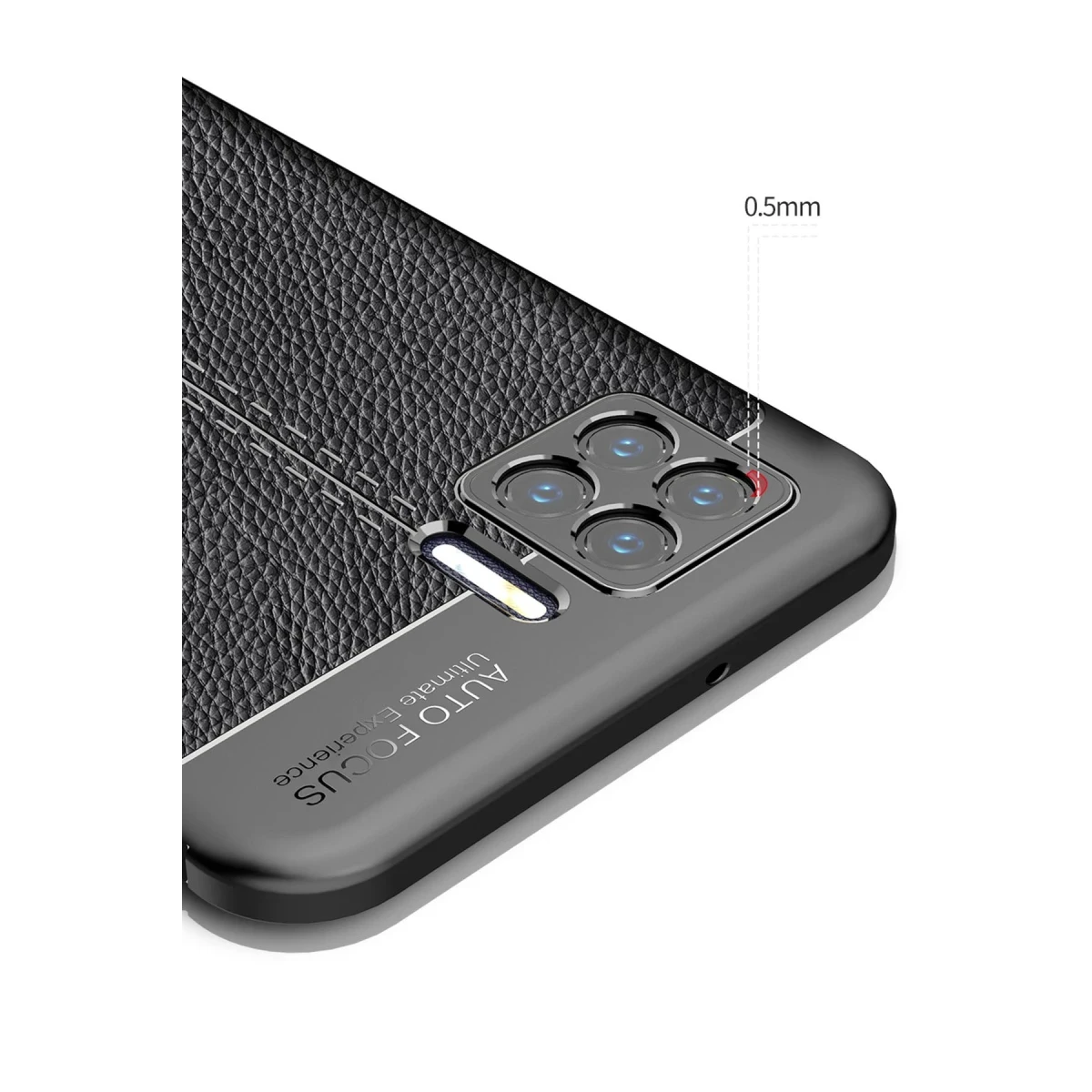 Newface Oppo A73 Kılıf Auto Focus Kapak - Siyah — görsel 9