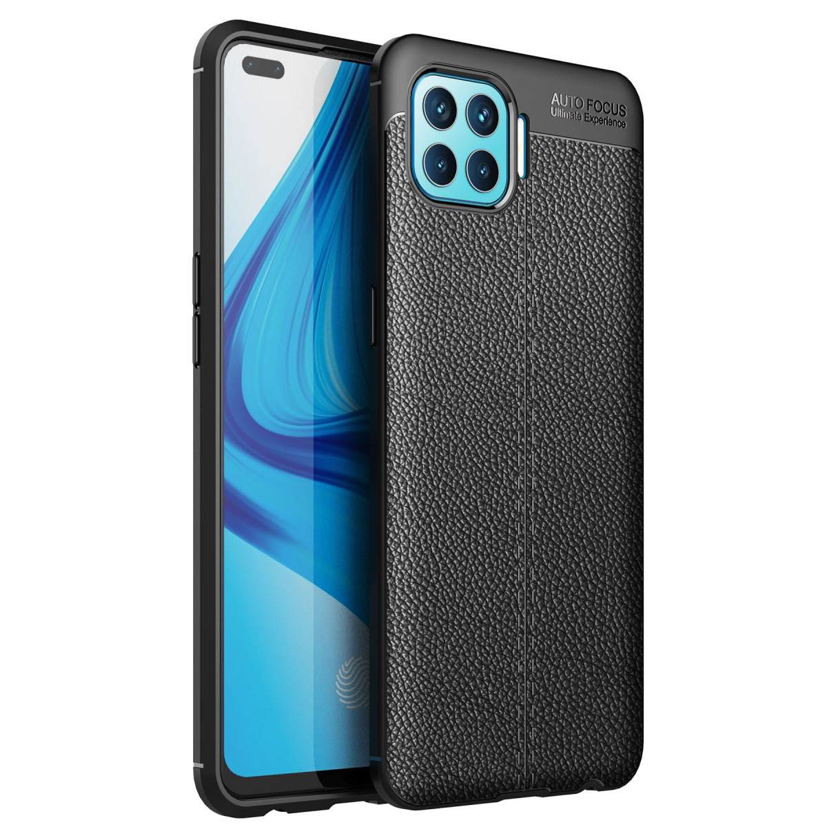 Newface Oppo Reno 4 Lite Kılıf Auto Focus Kapak - Siyah — görsel 11