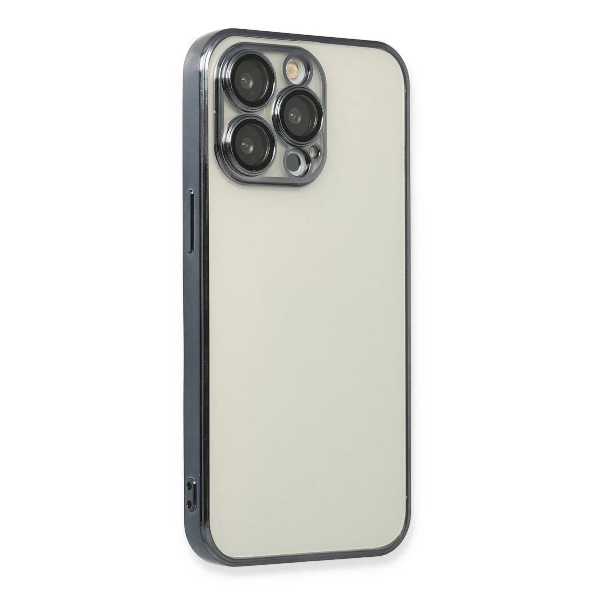 Newface Apple iPhone 13 Pro Kılıf Razer Lensli Silikon - Siyah — görsel 5