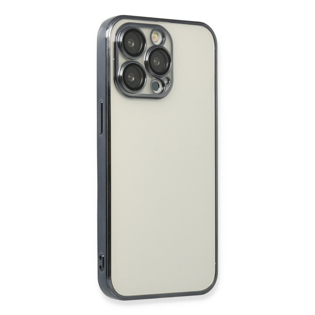 Newface Apple iPhone 13 Pro Kılıf Razer Lensli Silikon - Siyah — görsel 8