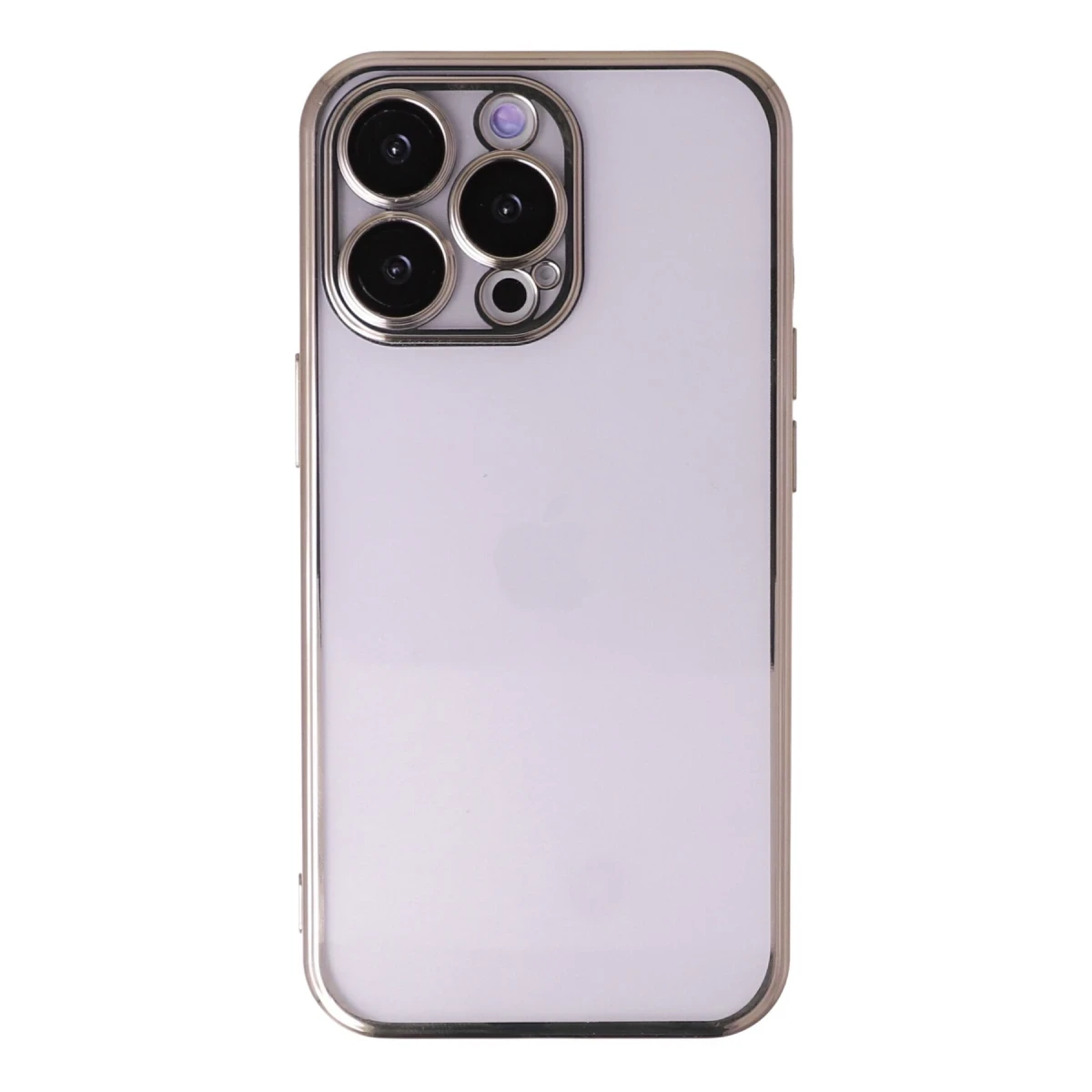 Apple iPhone 13 Pro Kılıf Razer Lensli Silikon - Gold