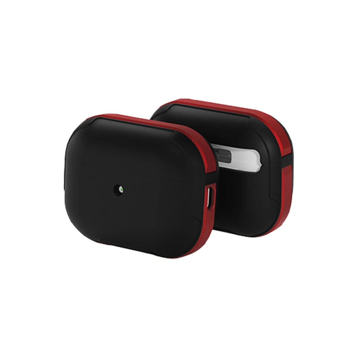 Movenchy Apple Airpods 3 (3.nesil) MO-A8 Armor Kılıf - Kırmızı