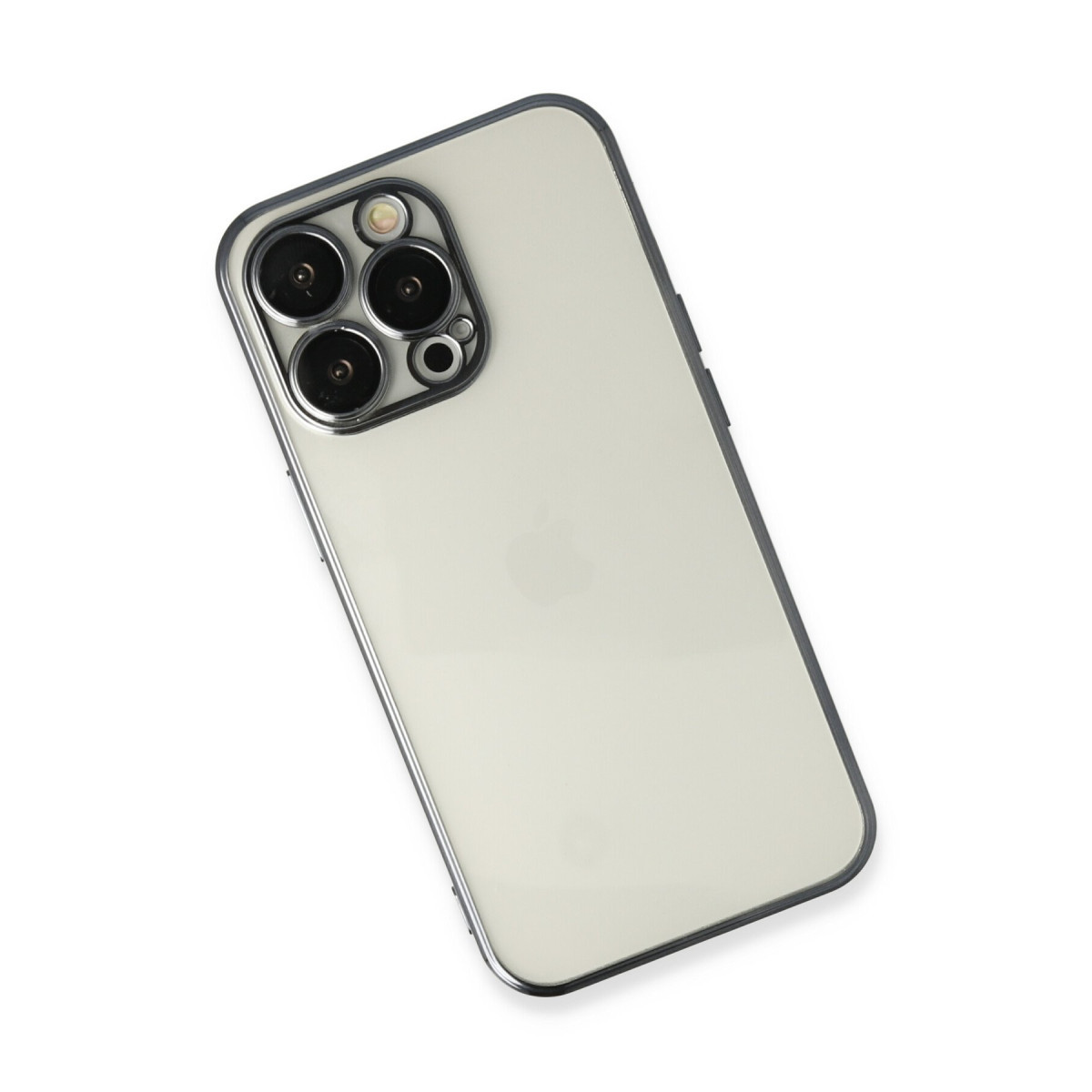Newface Apple iPhone 13 Pro Max Kılıf Razer Lensli Silikon - Siyah — görsel 9