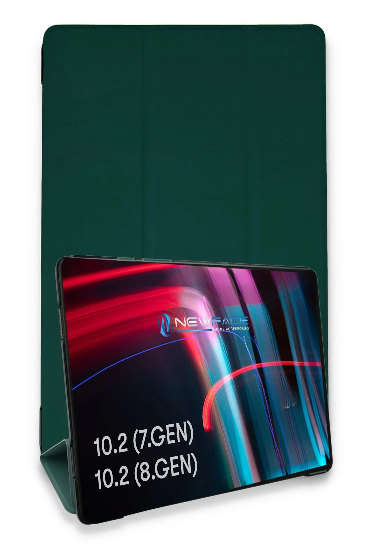 Newface Apple iPad 10.2 (7.nesil) Kılıf Tablet Smart Kılıf - Koyu Yeşil