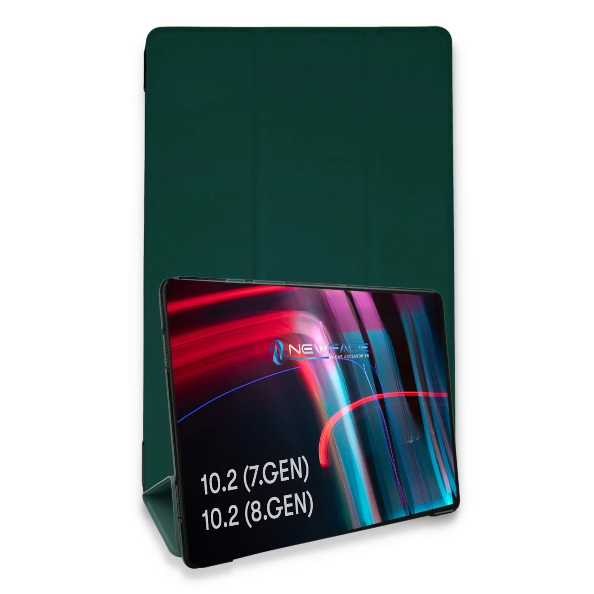Newface Apple iPad 10.2 (7.nesil) Kılıf Tablet Smart Kılıf - Koyu Yeşil — görsel 2