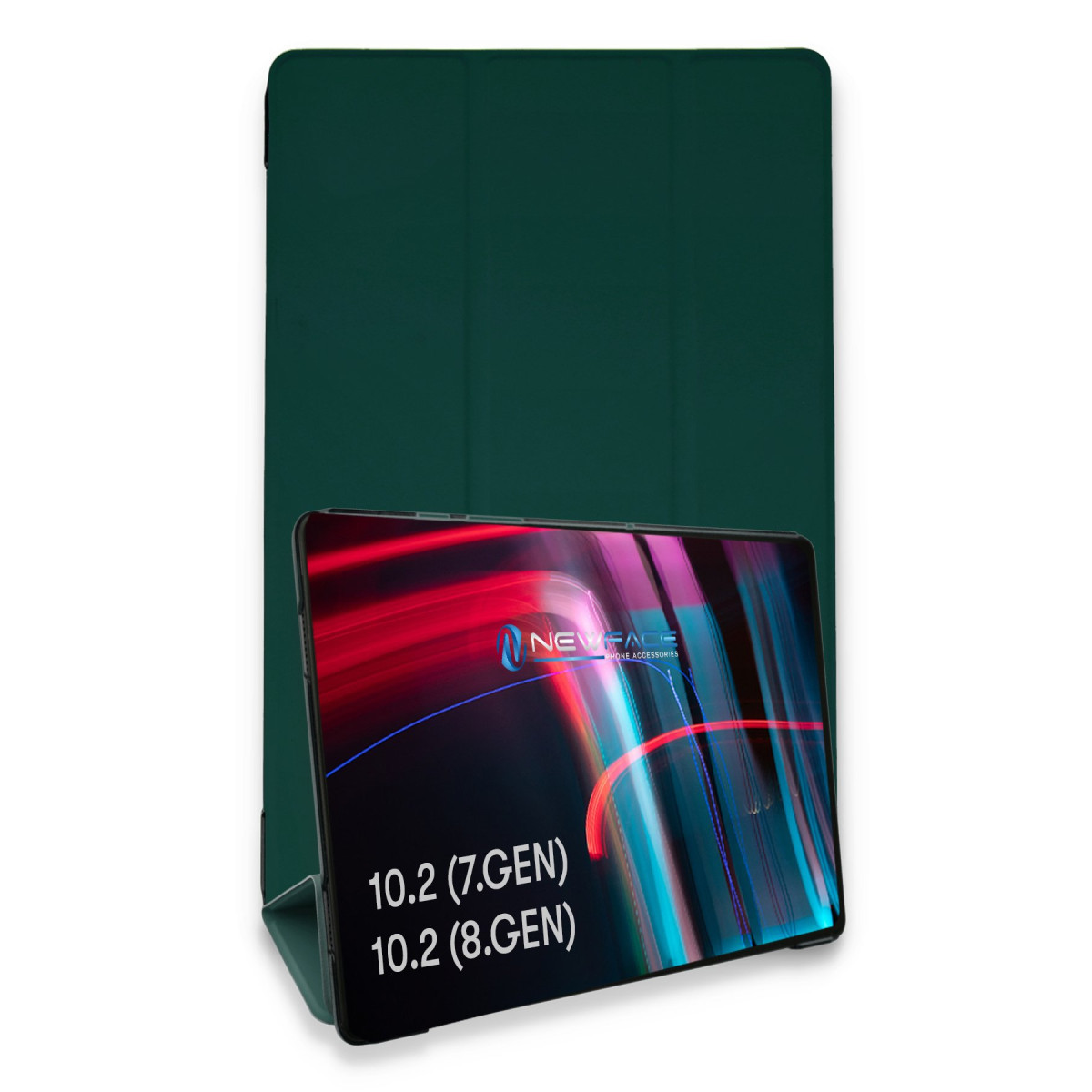 Newface Apple iPad 10.2 (7.nesil) Kılıf Tablet Smart Kılıf - Koyu Yeşil — görsel 3