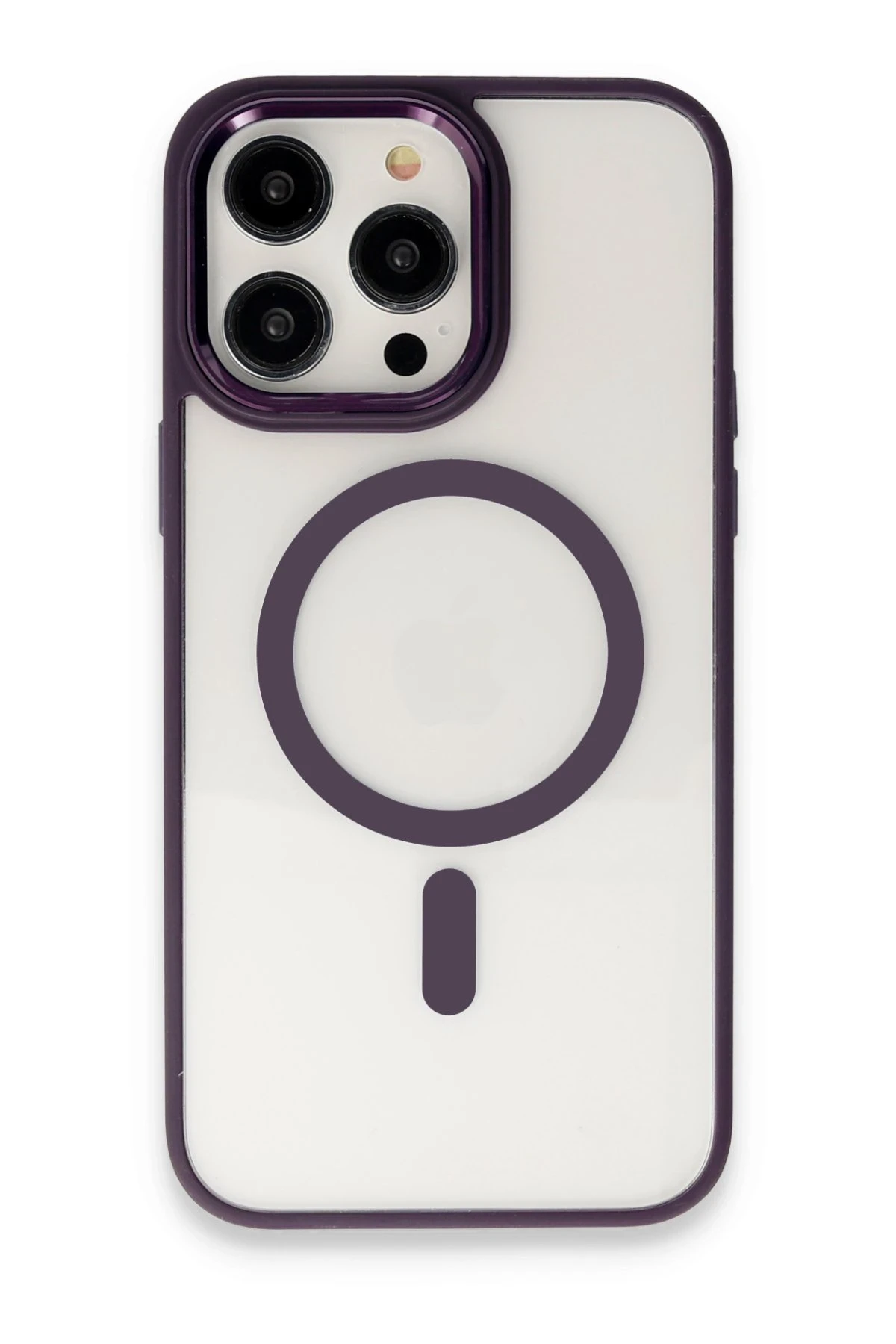 Newface Apple iPhone 13 Pro Max Kılıf Room Magneticsafe Silikon - Bordo — görsel 2