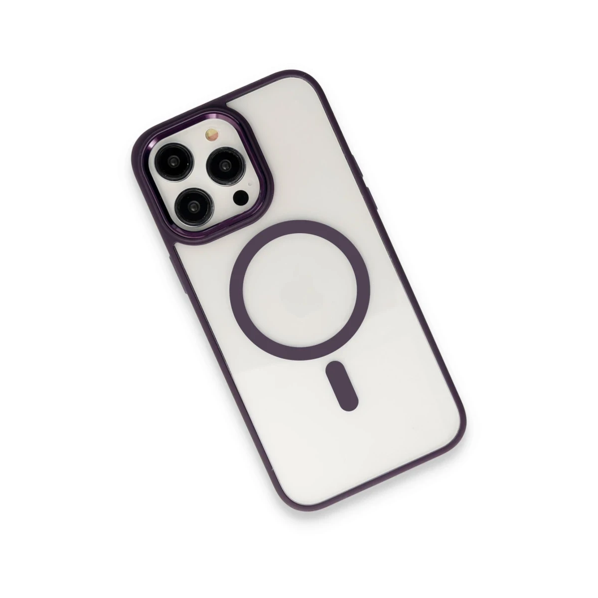 Newface Apple iPhone 13 Pro Max Kılıf Room Magneticsafe Silikon - Bordo — görsel 9