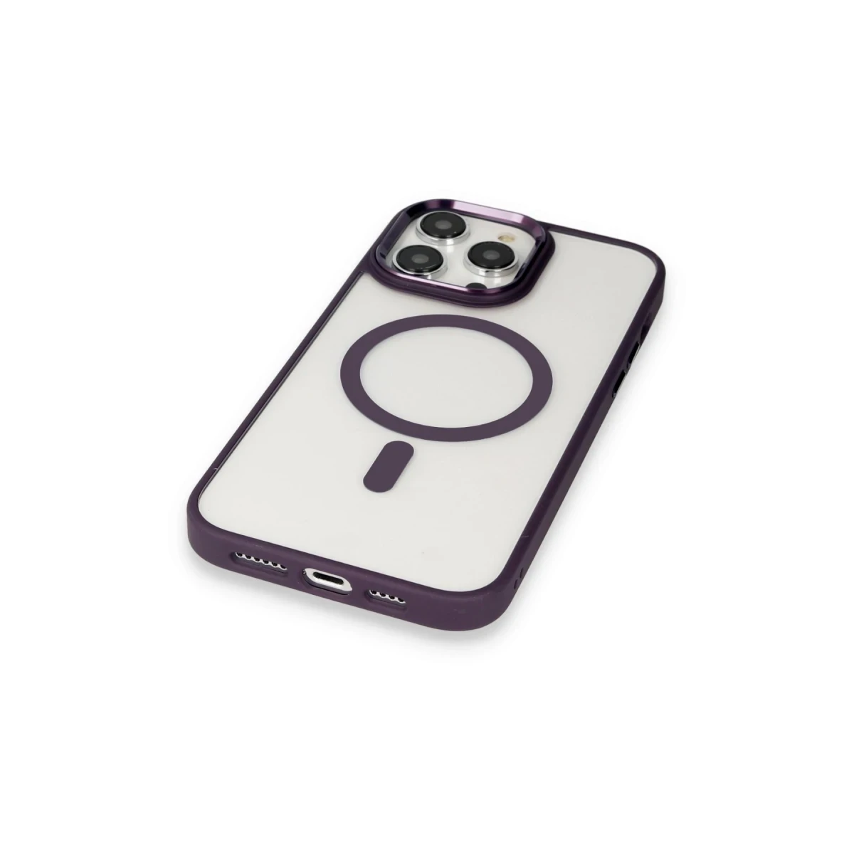 Newface Apple iPhone 13 Pro Max Kılıf Room Magneticsafe Silikon - Bordo — görsel 11