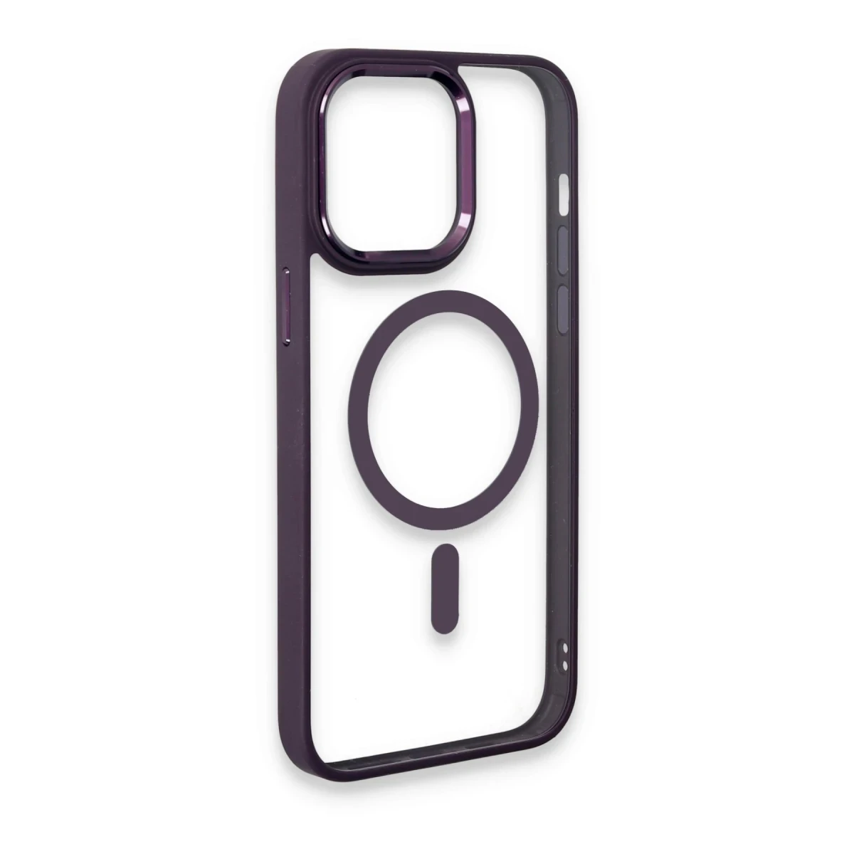 Newface Apple iPhone 13 Pro Max Kılıf Room Magneticsafe Silikon - Bordo — görsel 12