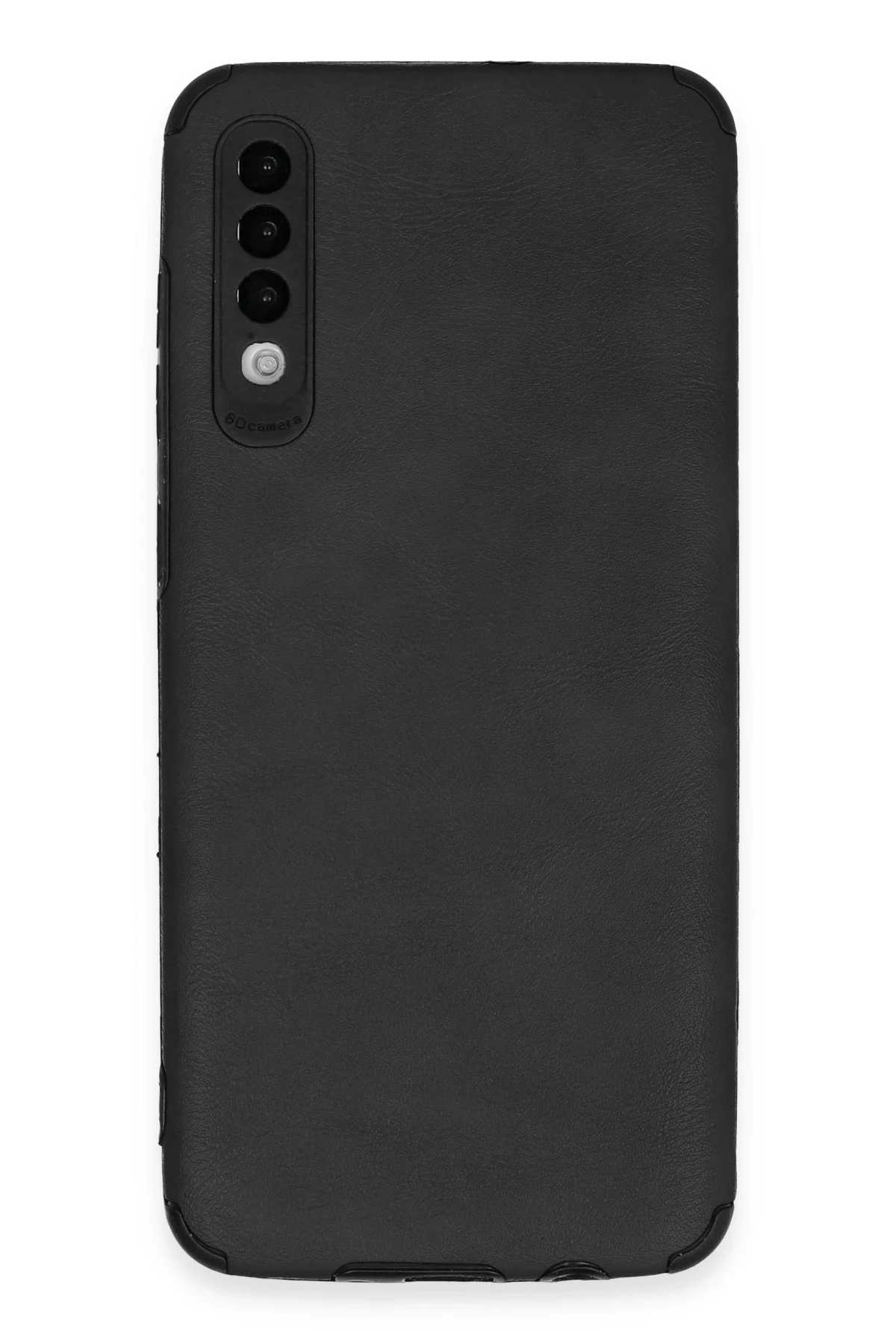 Newface Samsung Galaxy A70 Kılıf Loop Deri Silikon - Siyah