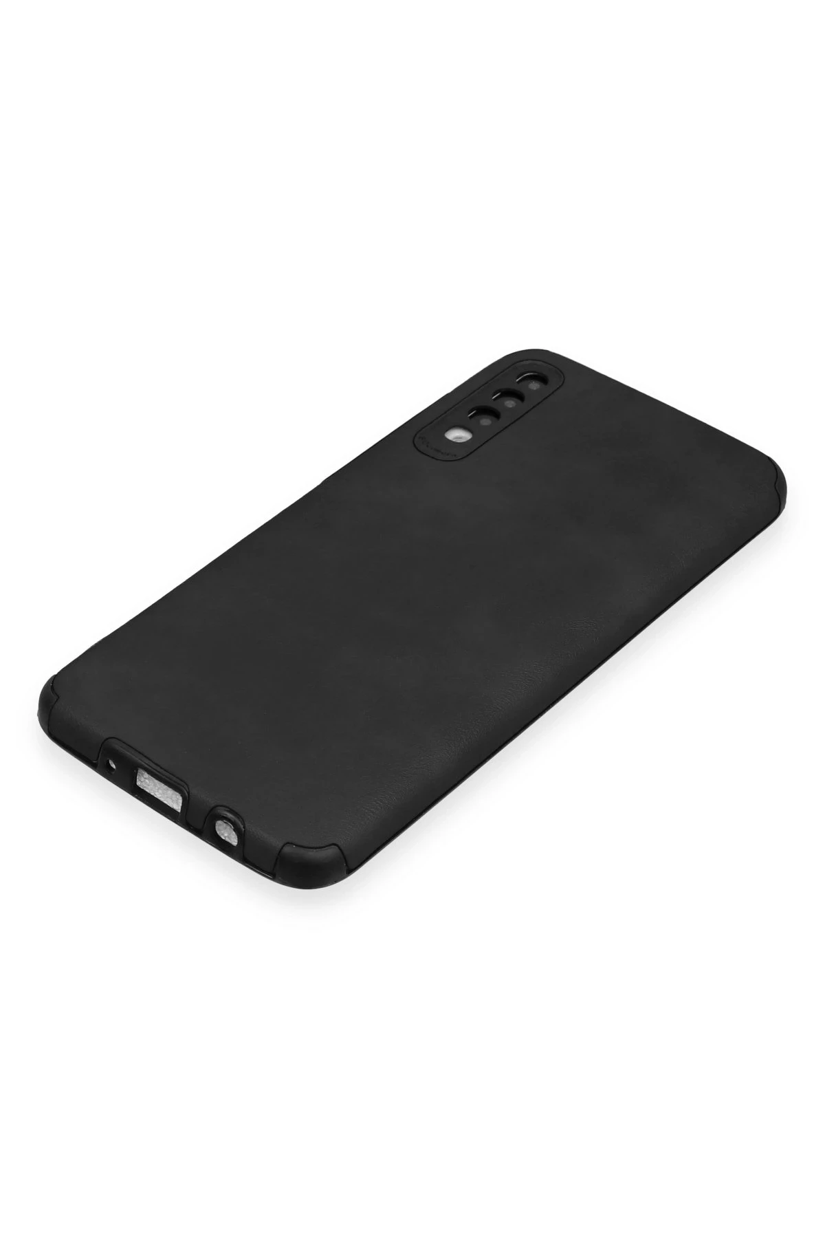 Newface Samsung Galaxy A70 Kılıf Loop Deri Silikon - Siyah — görsel 3
