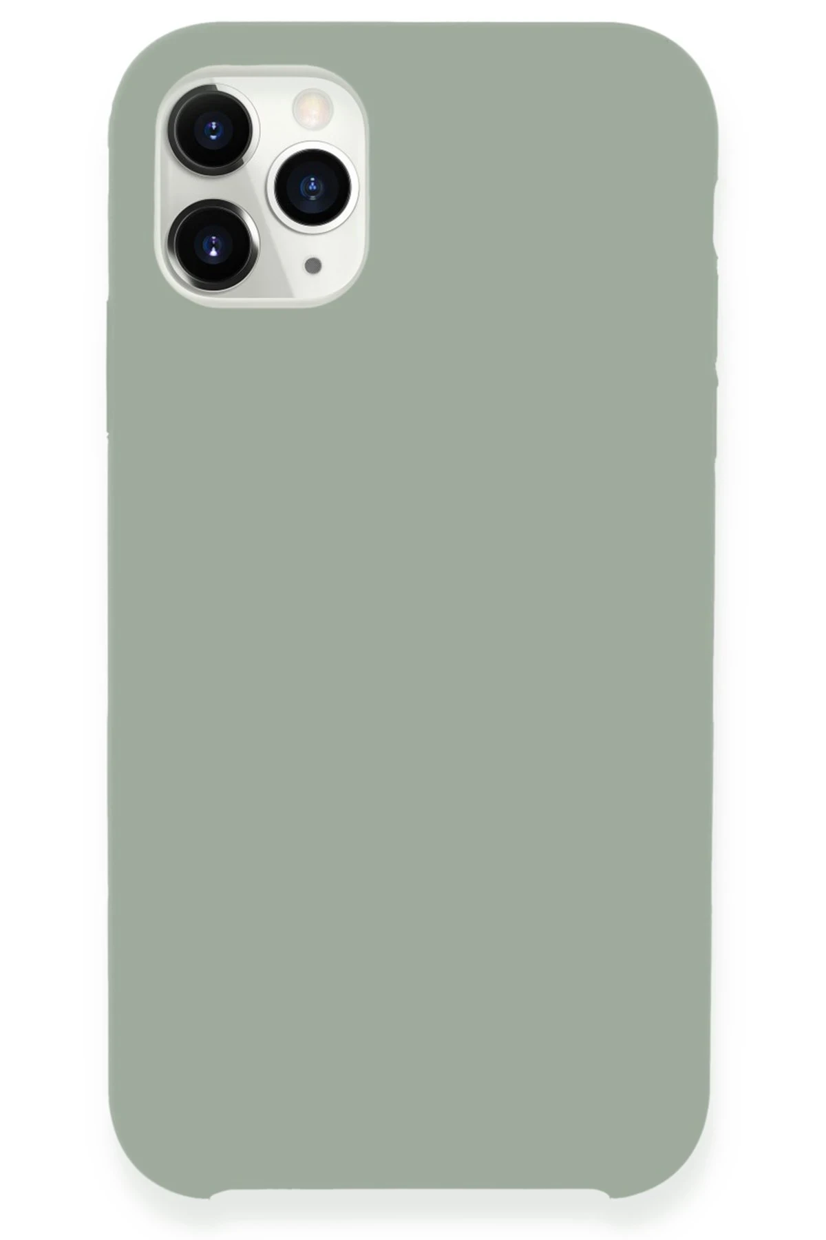 Newface iPhone 11 Pro Max Kılıf Lansman Legant Silikon - Açık Gri