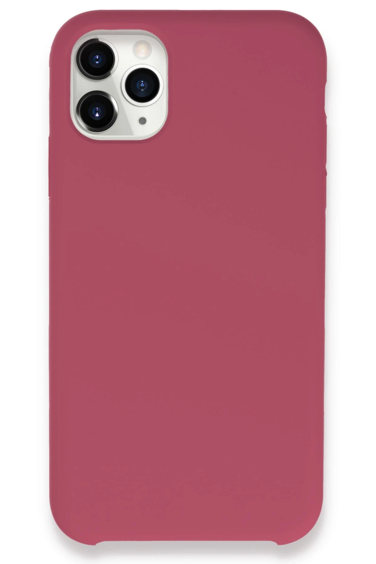 Newface iPhone 11 Pro Max Kılıf Lansman Legant Silikon - Fuşya