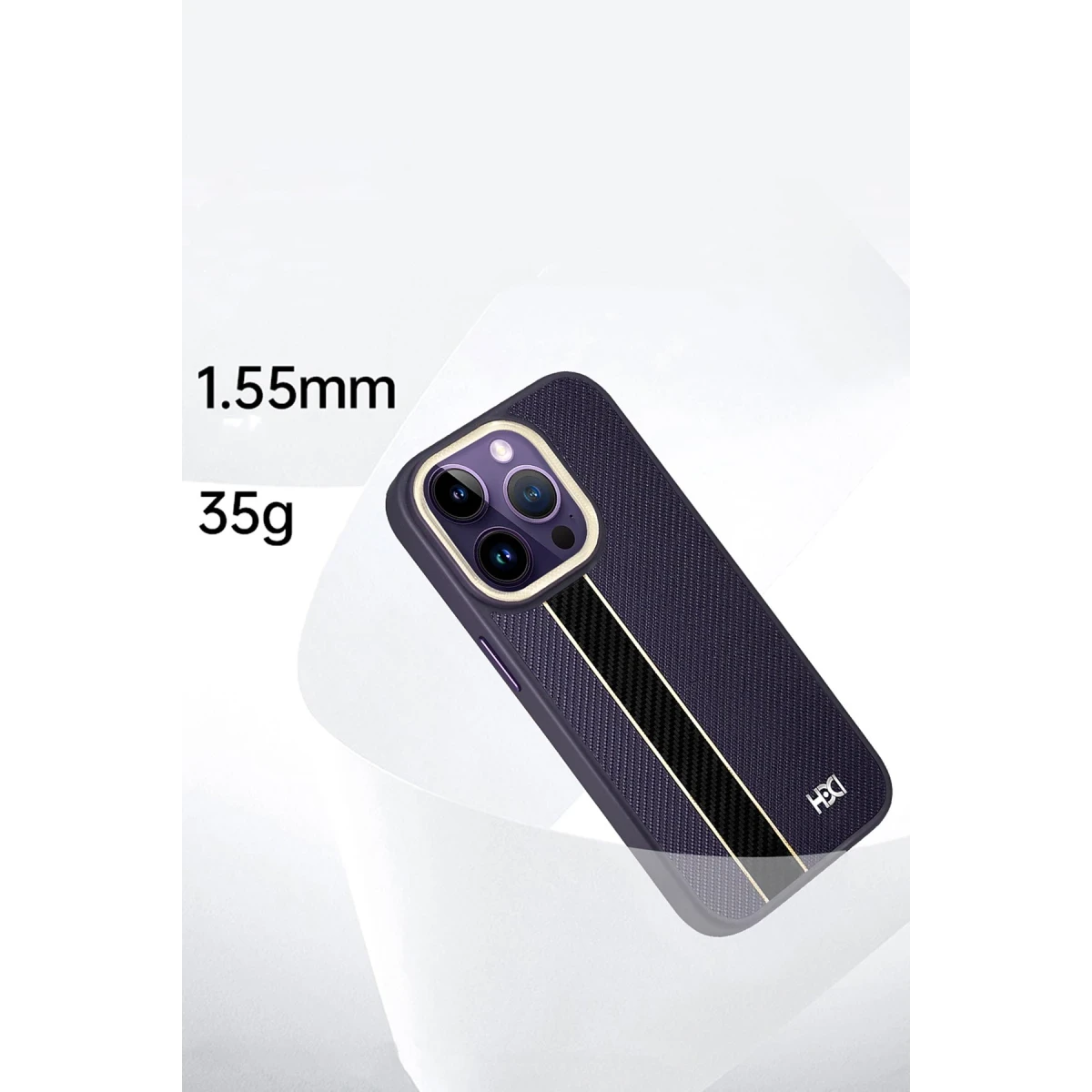 HDD Apple iPhone 14 Pro Kılıf HBC-163 Times Kapak - Lacivert