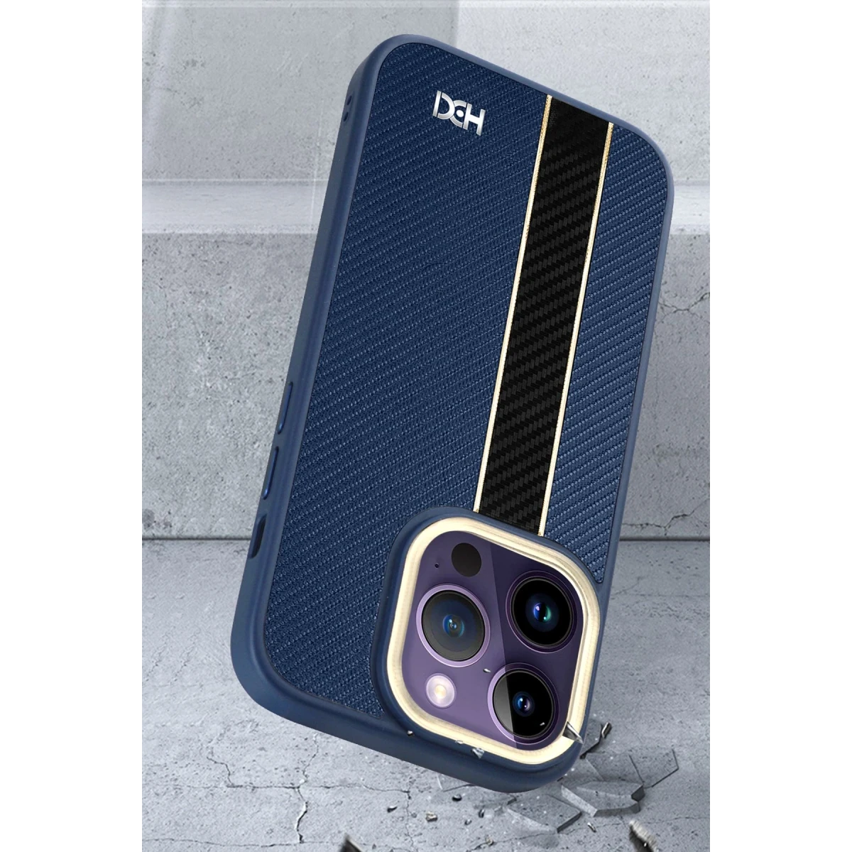 HDD Apple iPhone 14 Pro Kılıf HBC-163 Times Kapak - Lacivert