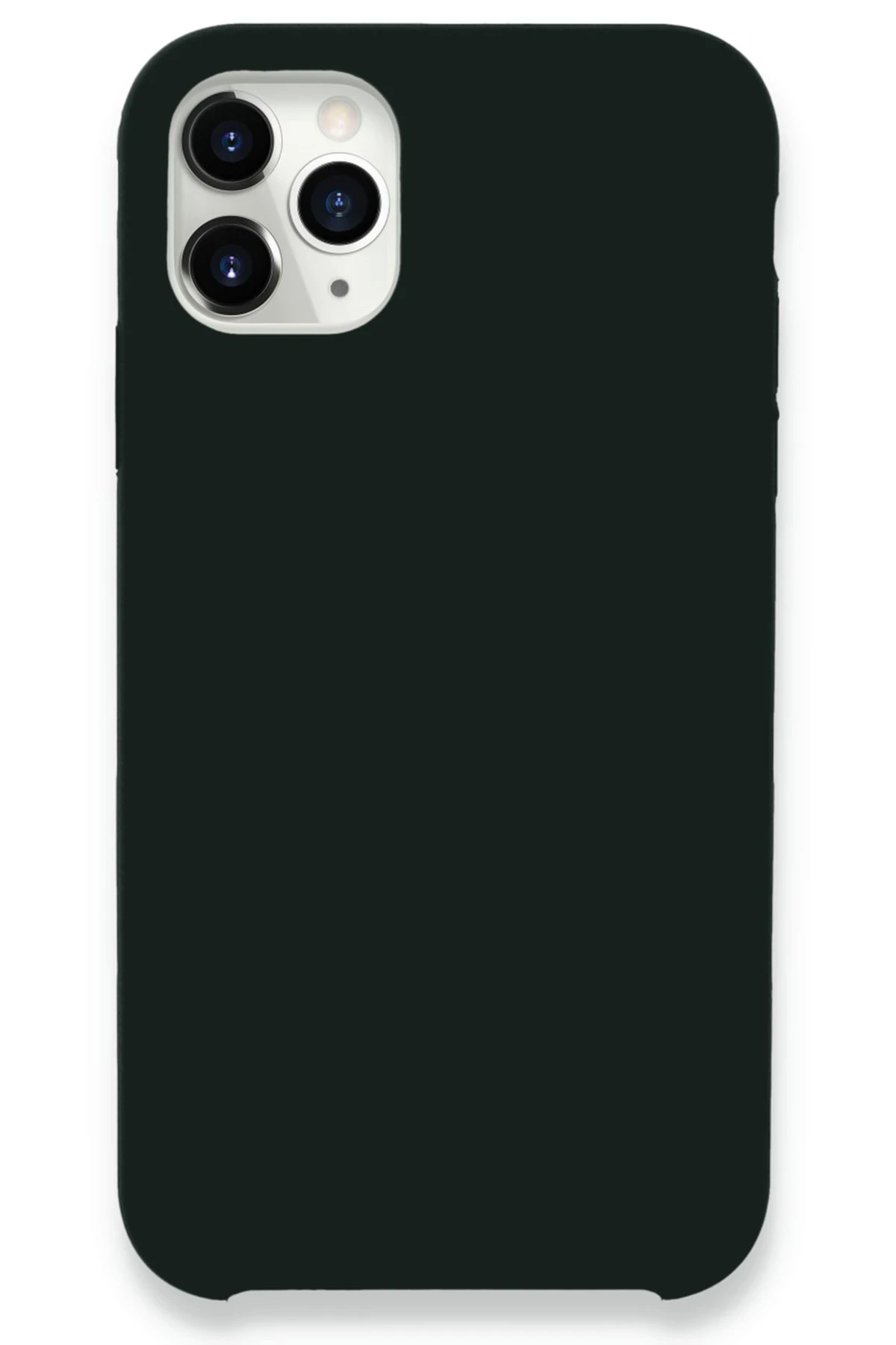 Newface iPhone 11 Pro Max Kılıf Lansman Legant Silikon - Koyu Yeşil