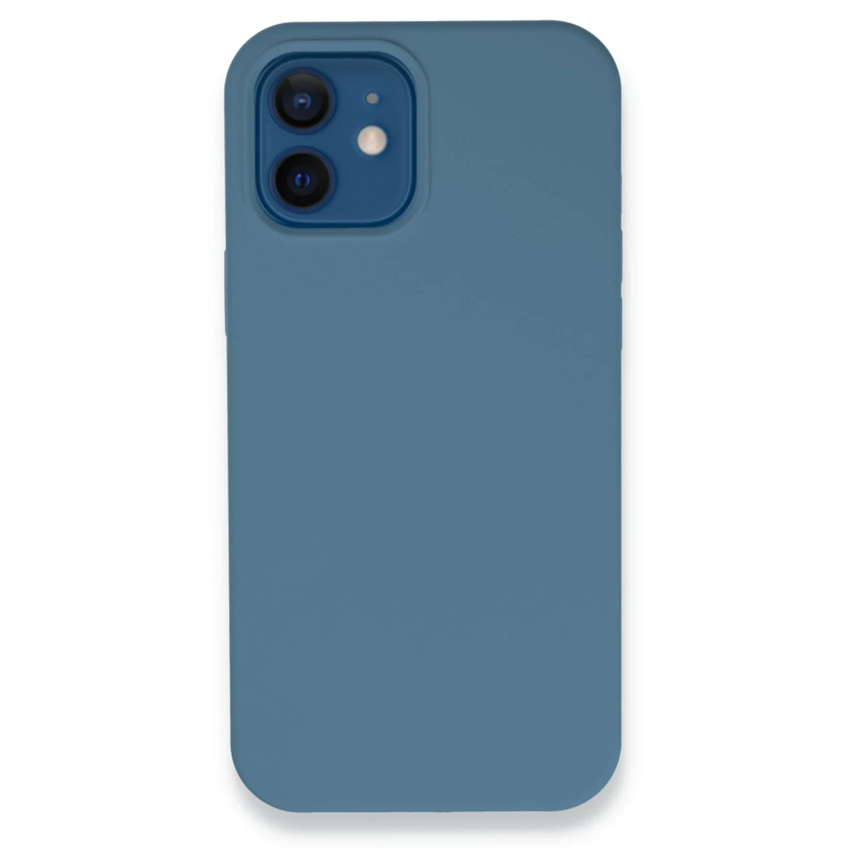 Newface Apple iPhone 12 Kılıf Lansman Legant Silikon - Açık Mavi