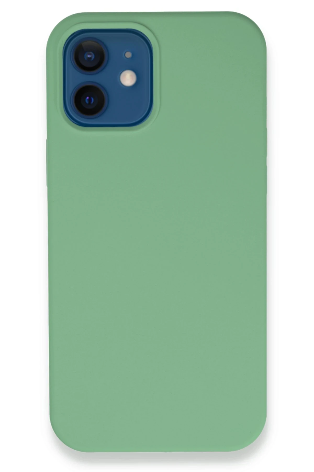 Newface iPhone 12 Kılıf Lansman Legant Silikon - Yeşil