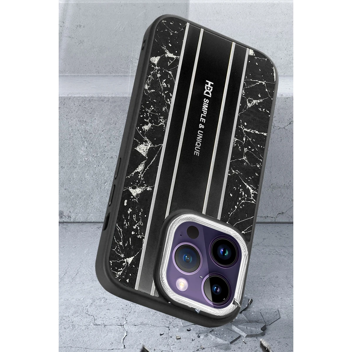 HDD Apple iPhone 14 Pro Kılıf HBC-188 Astra Kapak - Siyah