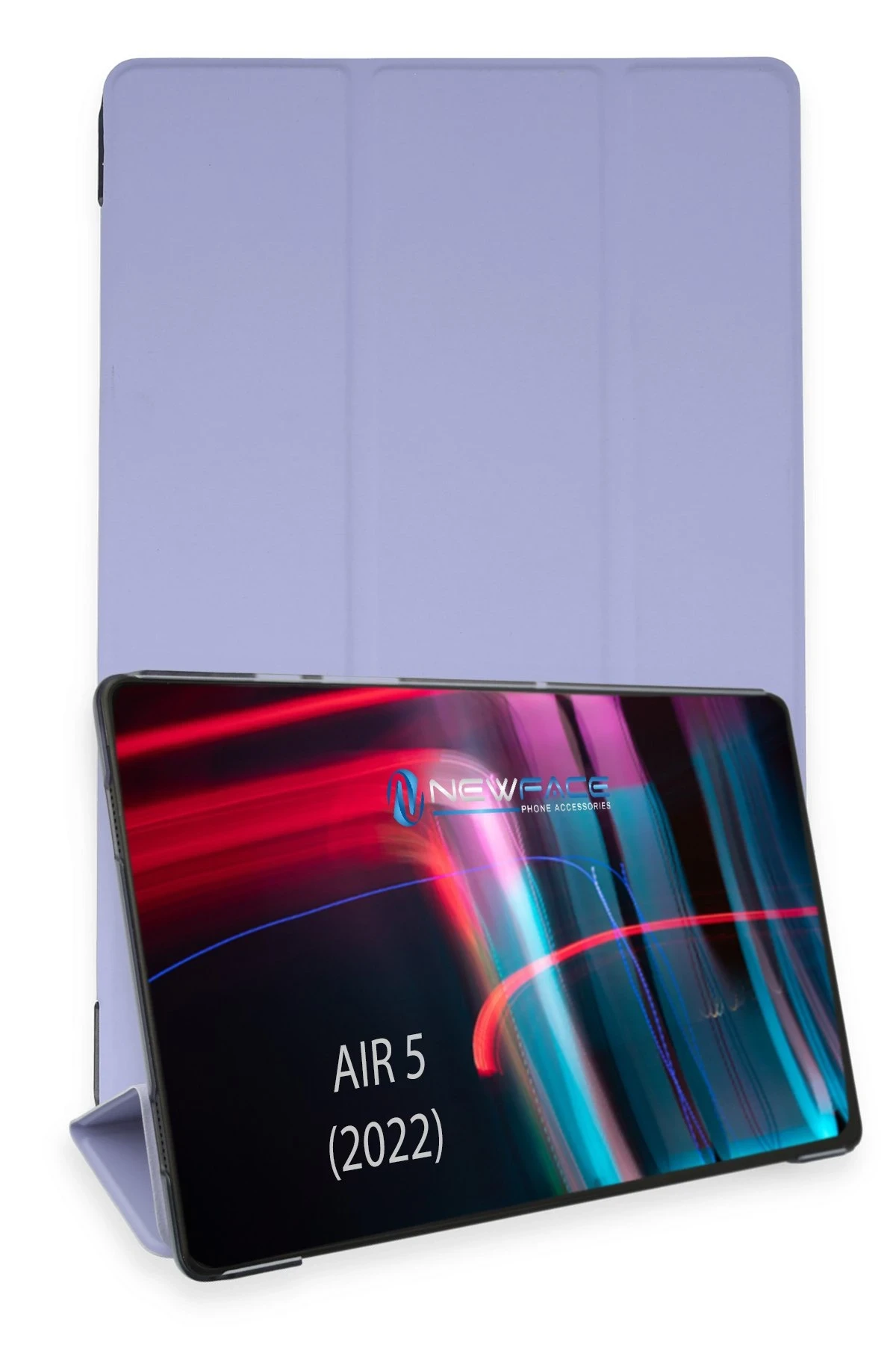Newface iPad Air 5 (2022) Kılıf Tablet Smart Kılıf - Lila