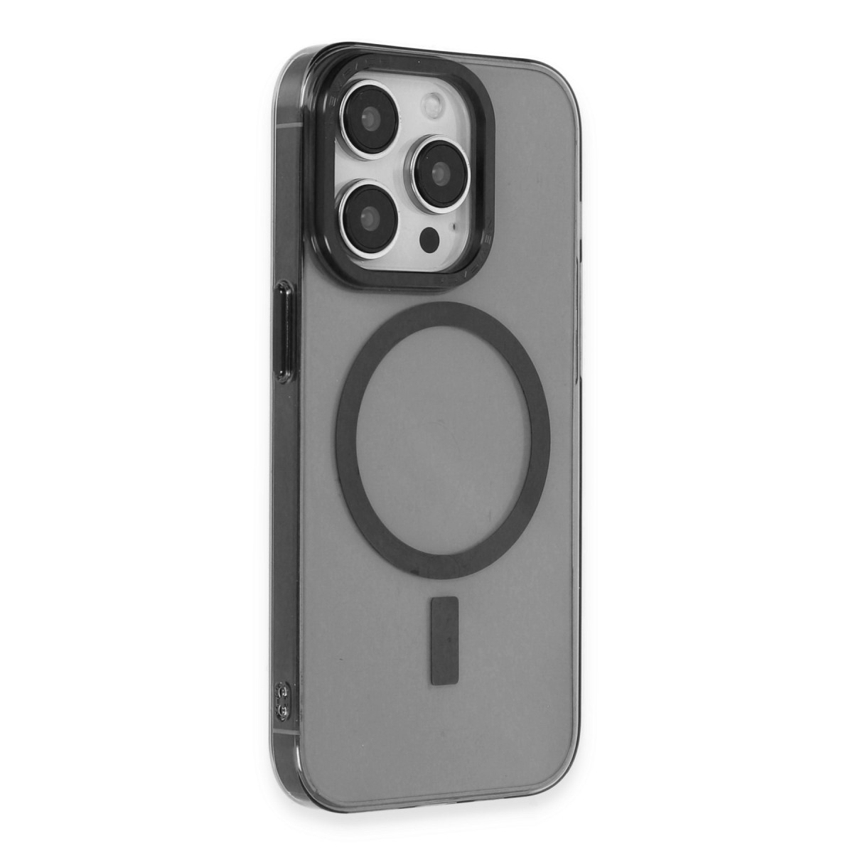Newface Apple iPhone 14 Pro Kılıf Anka PC Magneticsafe Sert Metal Kapak - Siyah — görsel 9