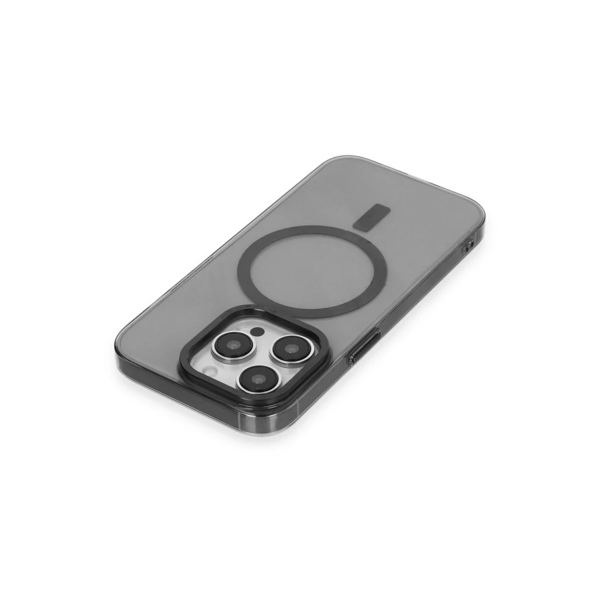 Newface Apple iPhone 14 Pro Kılıf Anka PC Magneticsafe Sert Metal Kapak - Siyah — görsel 7