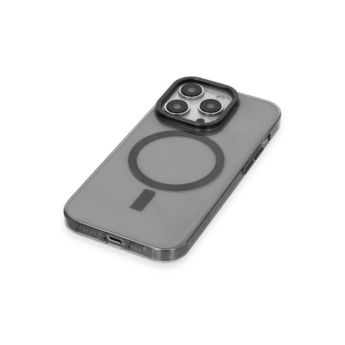 Newface Apple iPhone 14 Pro Kılıf Anka PC Magneticsafe Sert Metal Kapak - Siyah — görsel 12