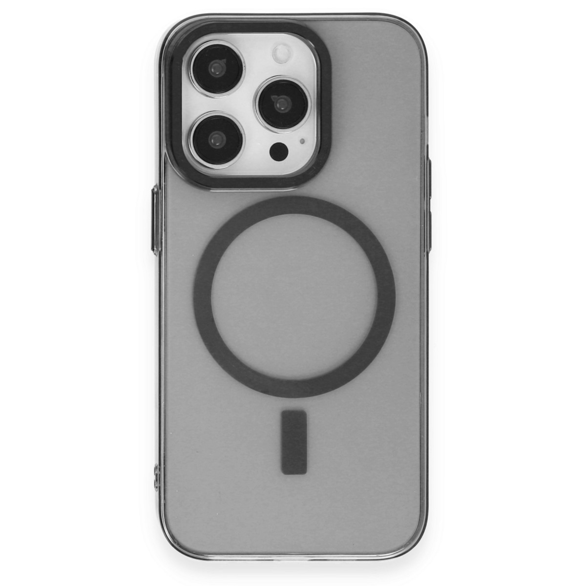 Newface Apple iPhone 14 Pro Max Kılıf Anka PC Magneticsafe Sert Metal Kapak - Siyah — görsel 10