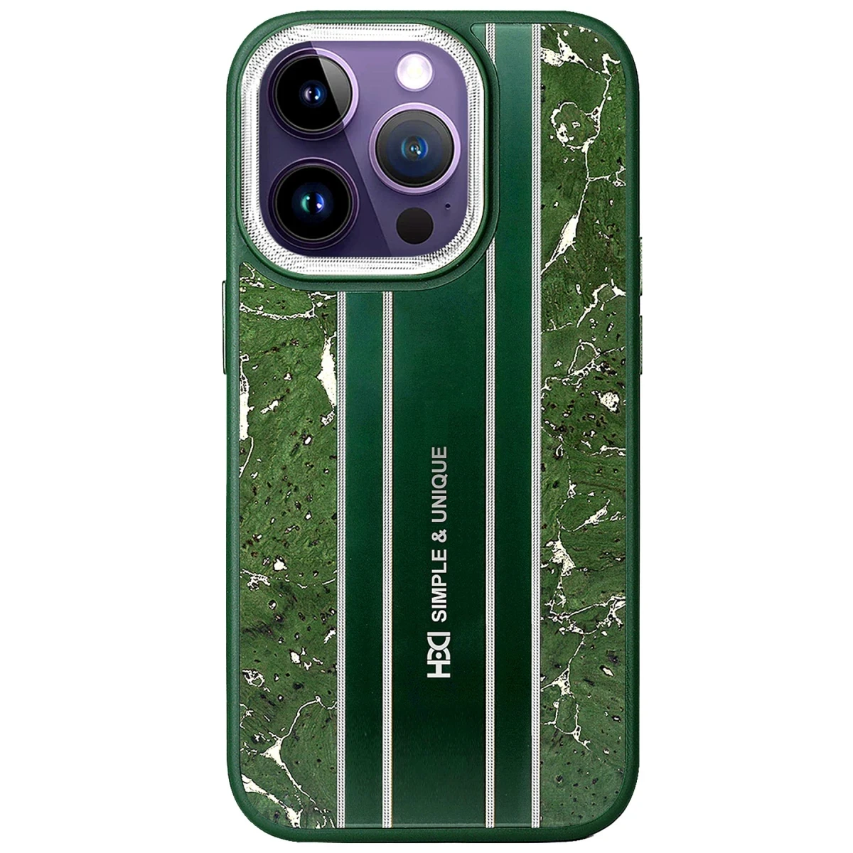 HDD Apple iPhone 14 Pro Kılıf HBC-188 Astra Kapak - Koyu Yeşil