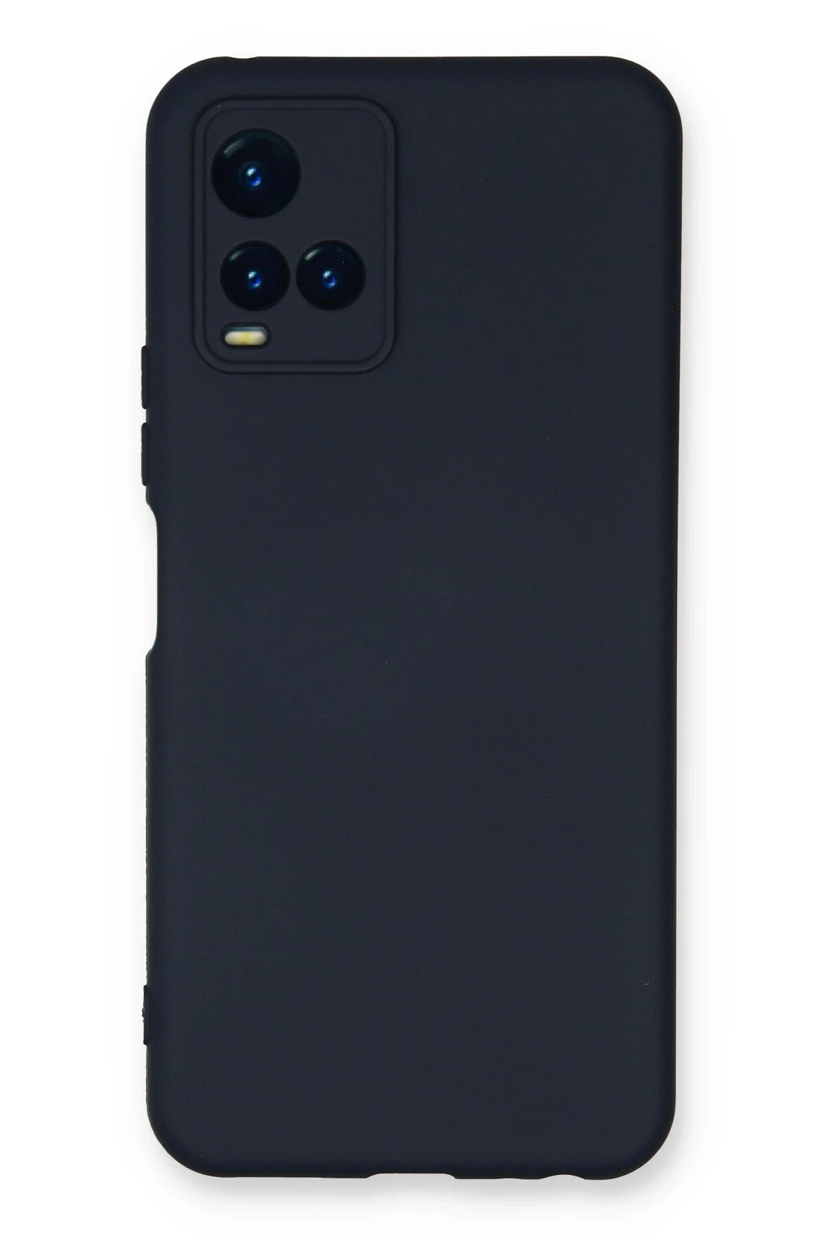 Newface Vivo Y21S Kılıf Nano içi Kadife Silikon - Lacivert
