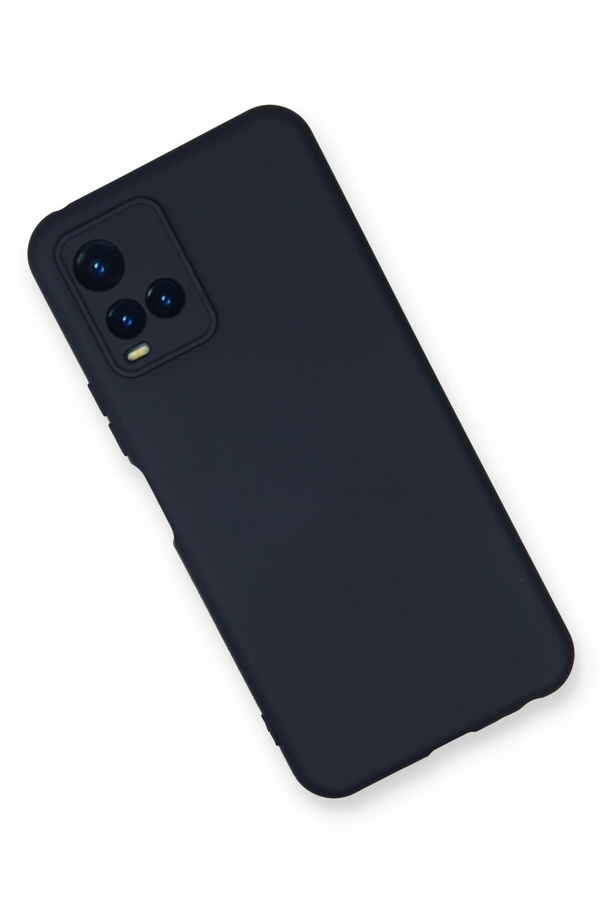 Newface Vivo Y21S Kılıf Nano içi Kadife Silikon - Lacivert — görsel 2