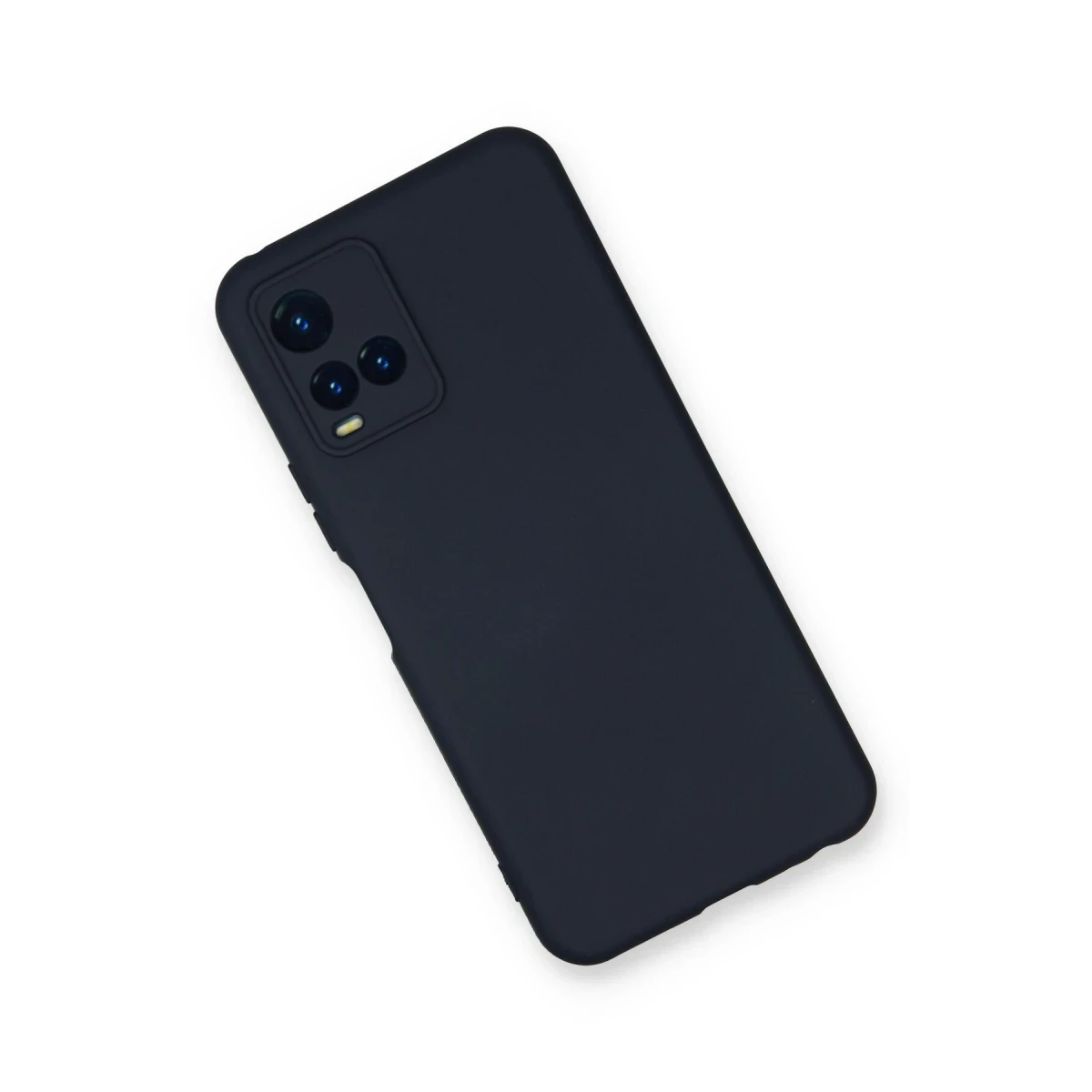 Newface Vivo Y21S Kılıf Nano içi Kadife Silikon - Lacivert — görsel 5