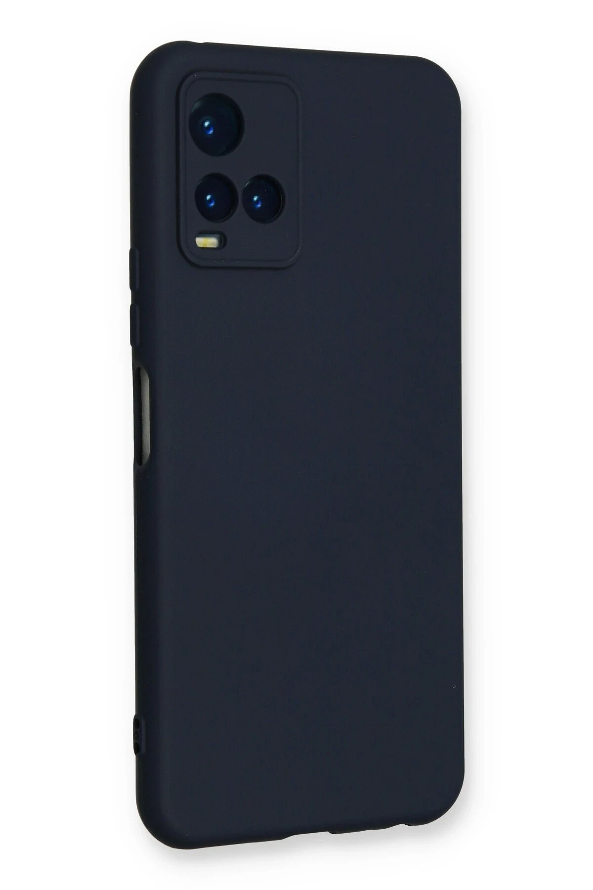 Newface Vivo Y21S Kılıf Nano içi Kadife Silikon - Lacivert — görsel 3