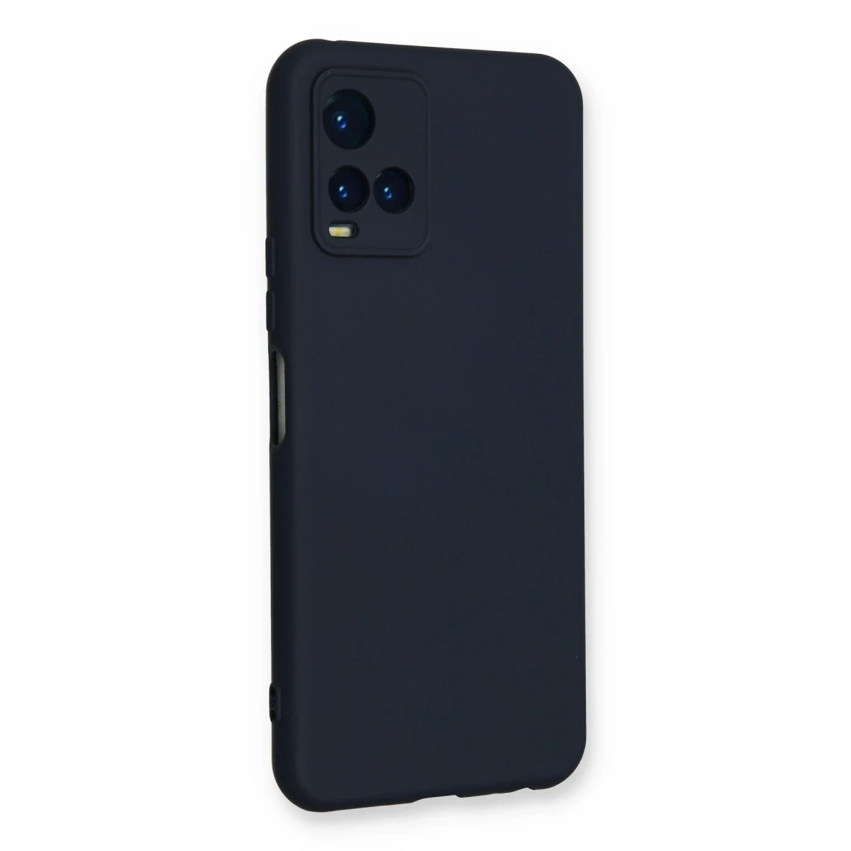 Newface Vivo Y21S Kılıf Nano içi Kadife Silikon - Lacivert — görsel 6