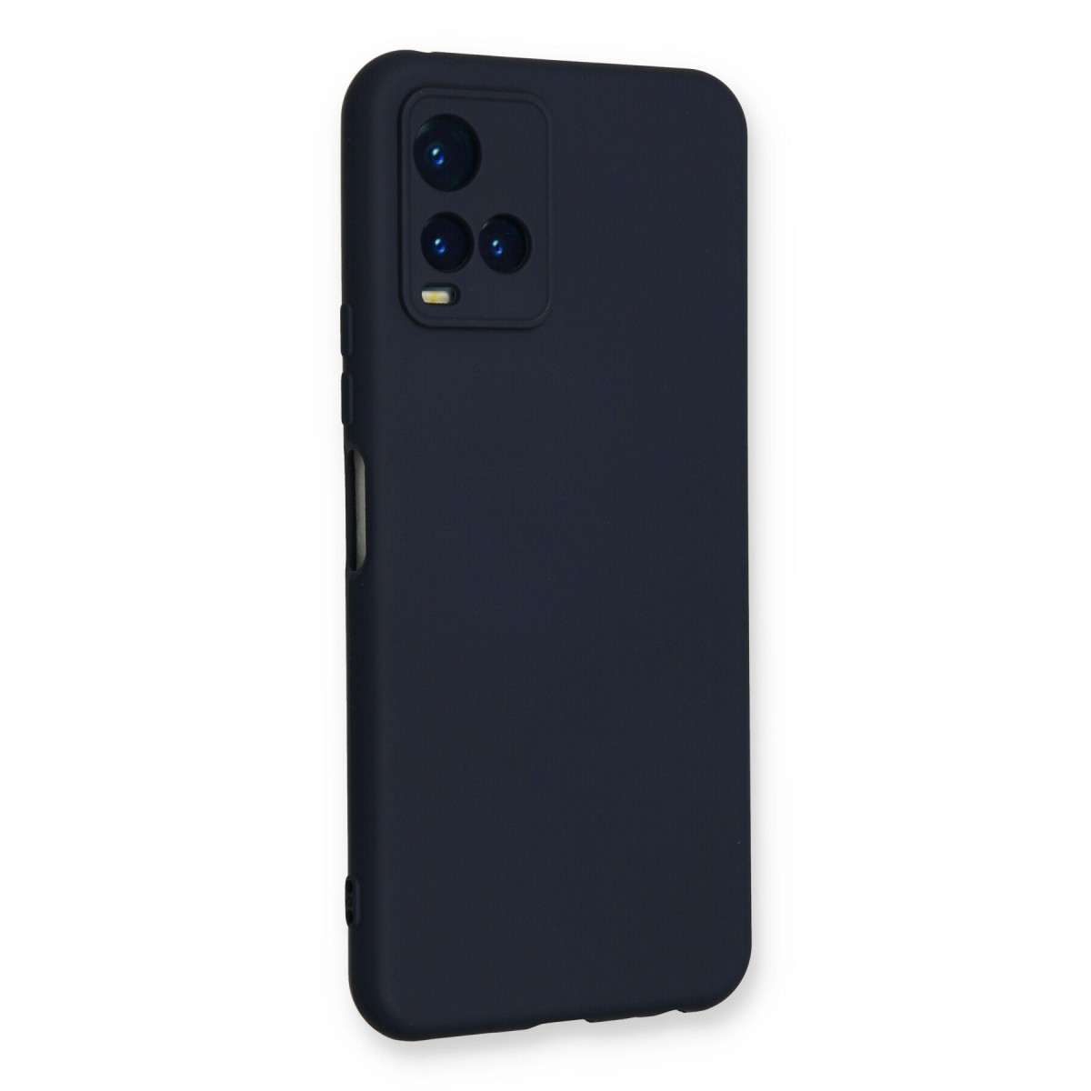 Newface Vivo Y21S Kılıf Nano içi Kadife Silikon - Lacivert — görsel 9