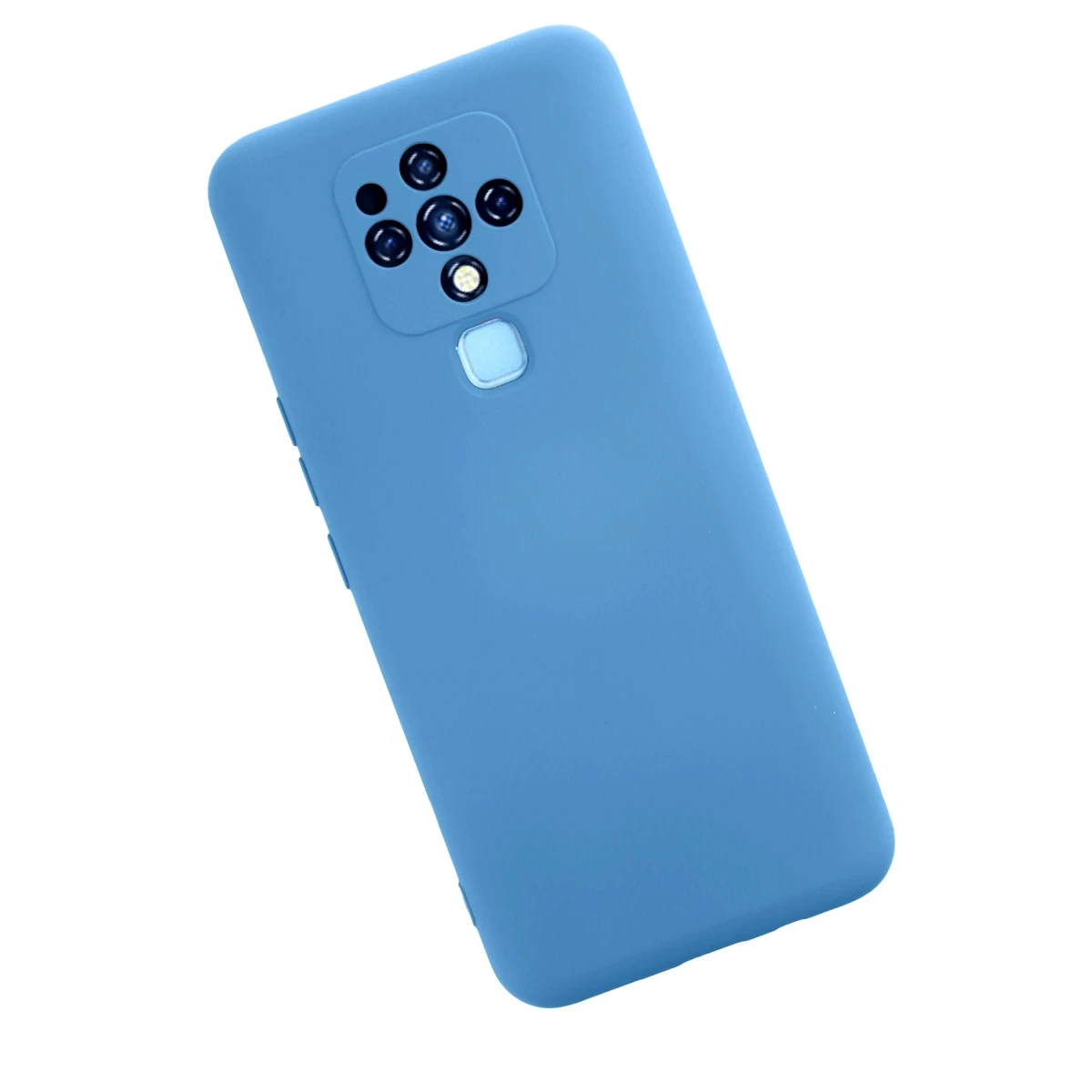 Newface Tecno Camon 16 Kılıf Nano içi Kadife Silikon - Mavi — görsel 5