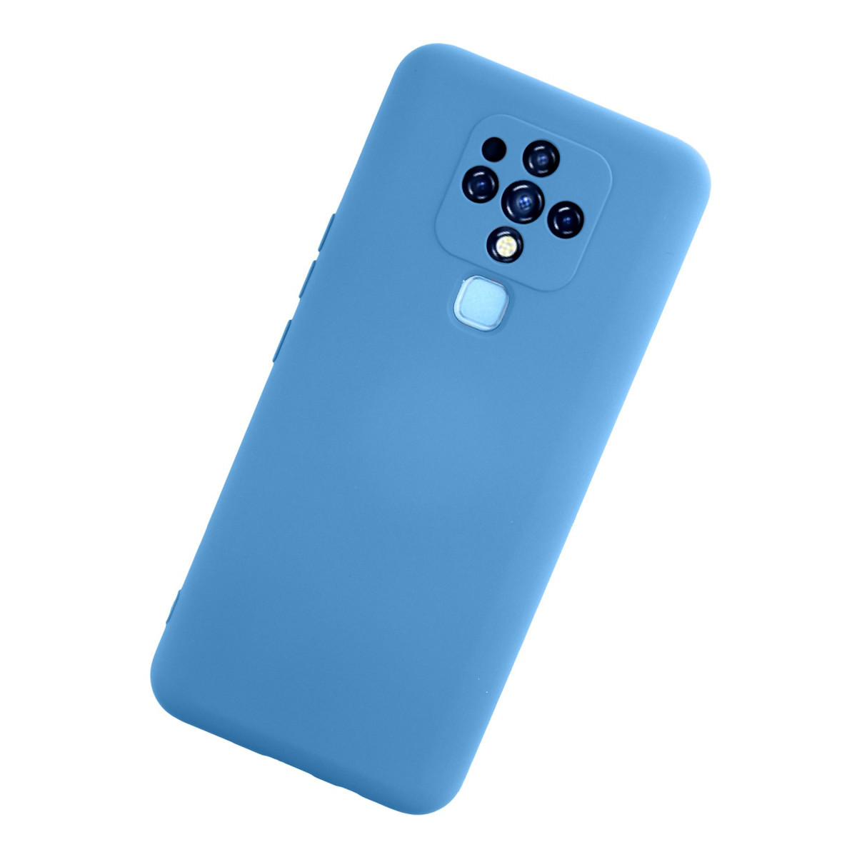 Newface Tecno Camon 16 Kılıf Nano içi Kadife Silikon - Mavi — görsel 9