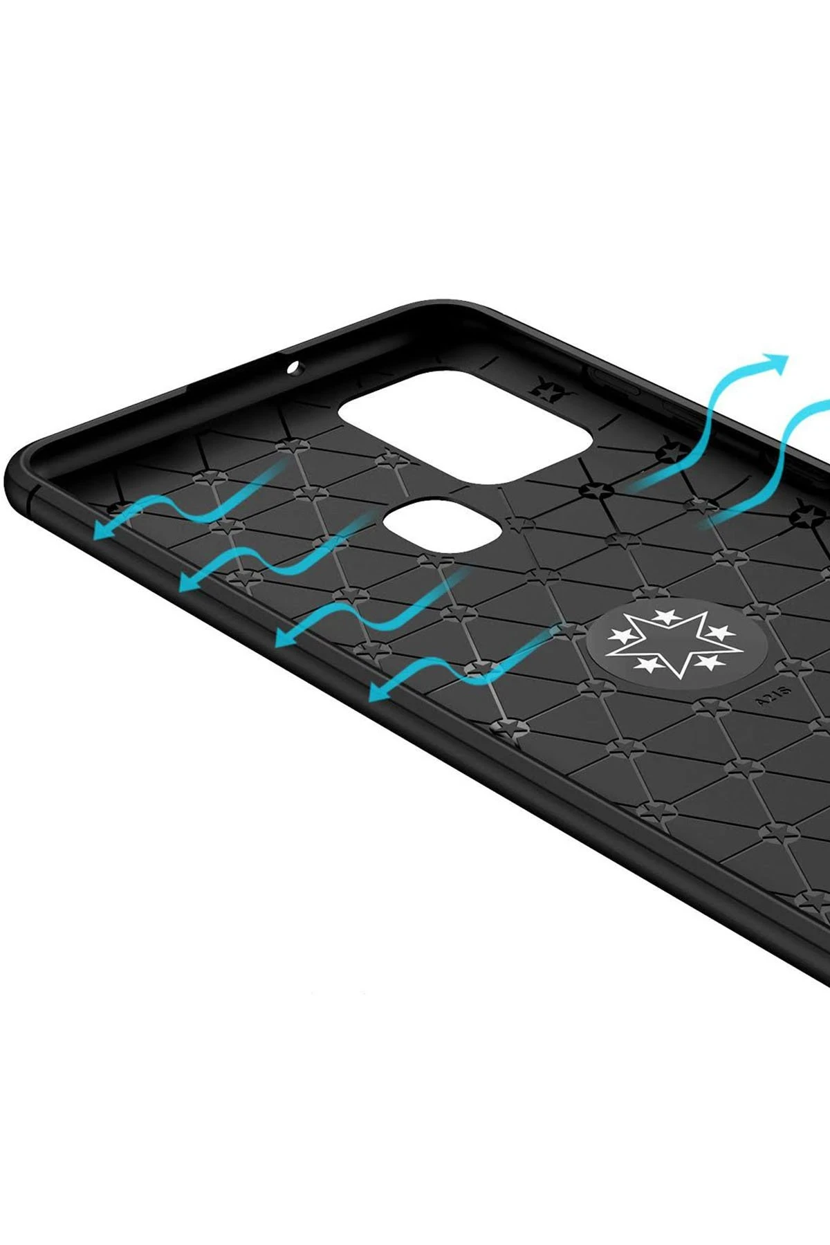 Newface Samsung Galaxy M31 Kılıf Range Yüzüklü Silikon - Siyah — görsel 8