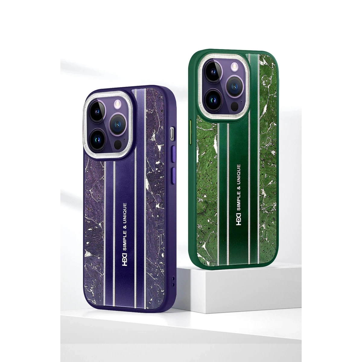 HDD Apple iPhone 14 Pro Max Kılıf HBC-188 Astra Kapak - Lacivert