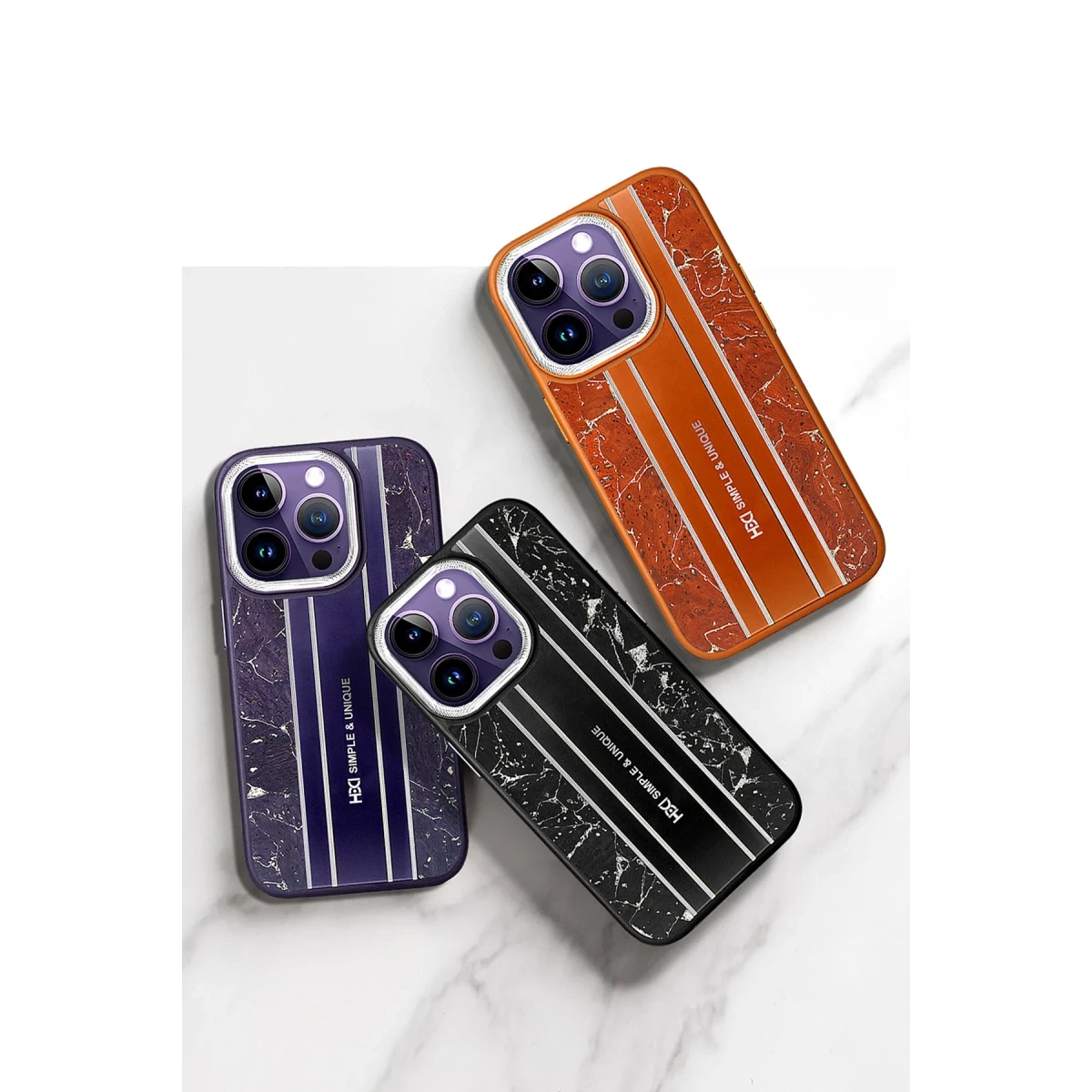 HDD Apple iPhone 14 Pro Max Kılıf HBC-188 Astra Kapak - Lacivert