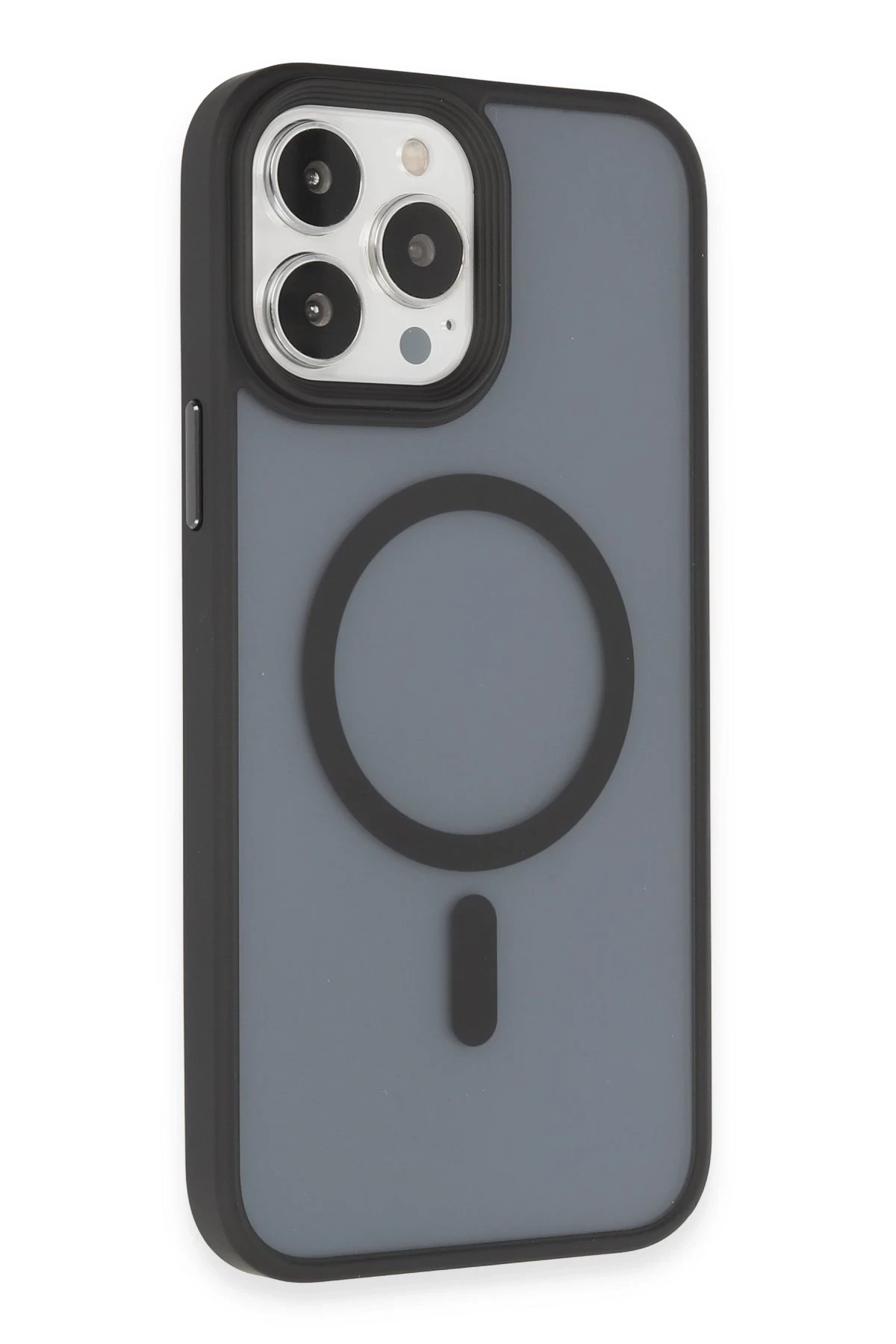 Newface Apple iPhone 13 Pro Max Kılıf Trex Magneticsafe Kapak - Siyah