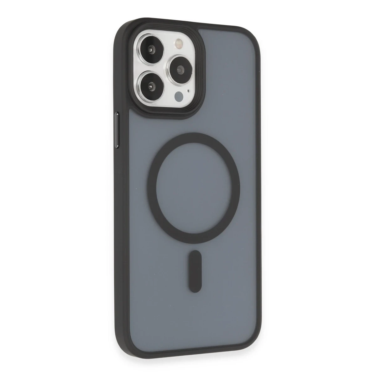 Newface Apple iPhone 13 Pro Max Kılıf Trex Magneticsafe Kapak - Siyah — görsel 6