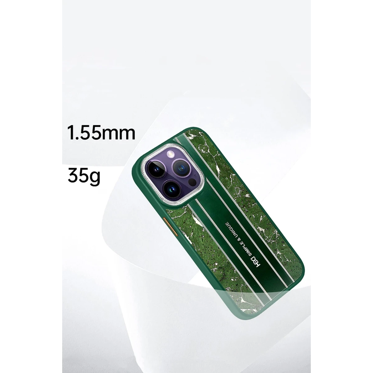 HDD Apple iPhone 14 Pro Max Kılıf HBC-188 Astra Kapak - Derin Mor